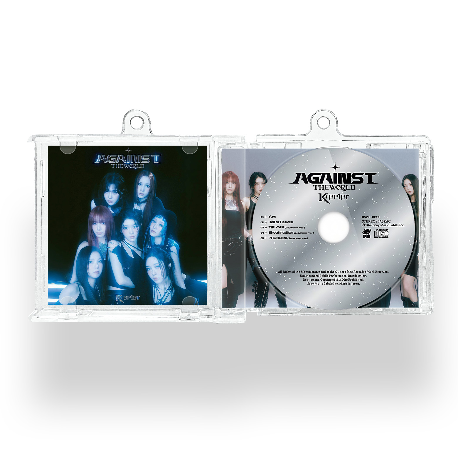 NFCミニCDキーリング【Kep1er/AGAINST THE WORLD】-YITOTO™推し活がもっと楽しくなる