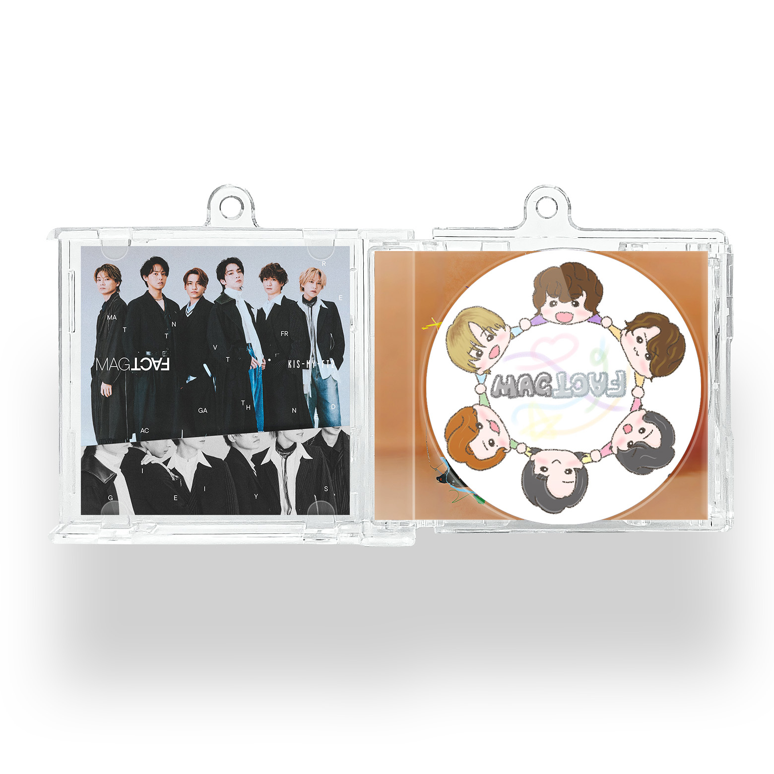 NFCミニCDキーリング【Kis-My-Ft2/Magfact】-YITOTO™推し活がもっと楽しくなる