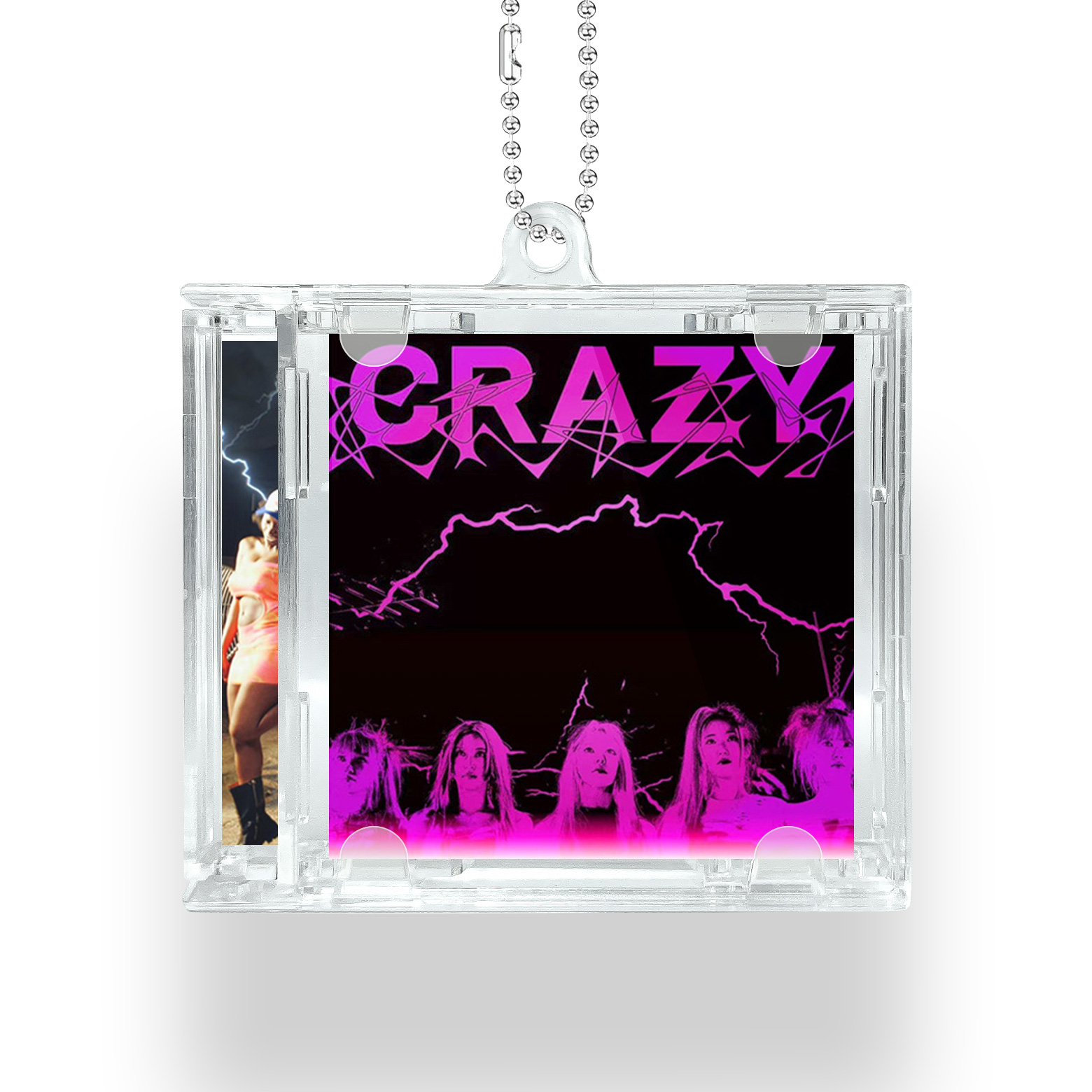 NFCミニCDキーリング【LESSERAFIM/CRAZY】