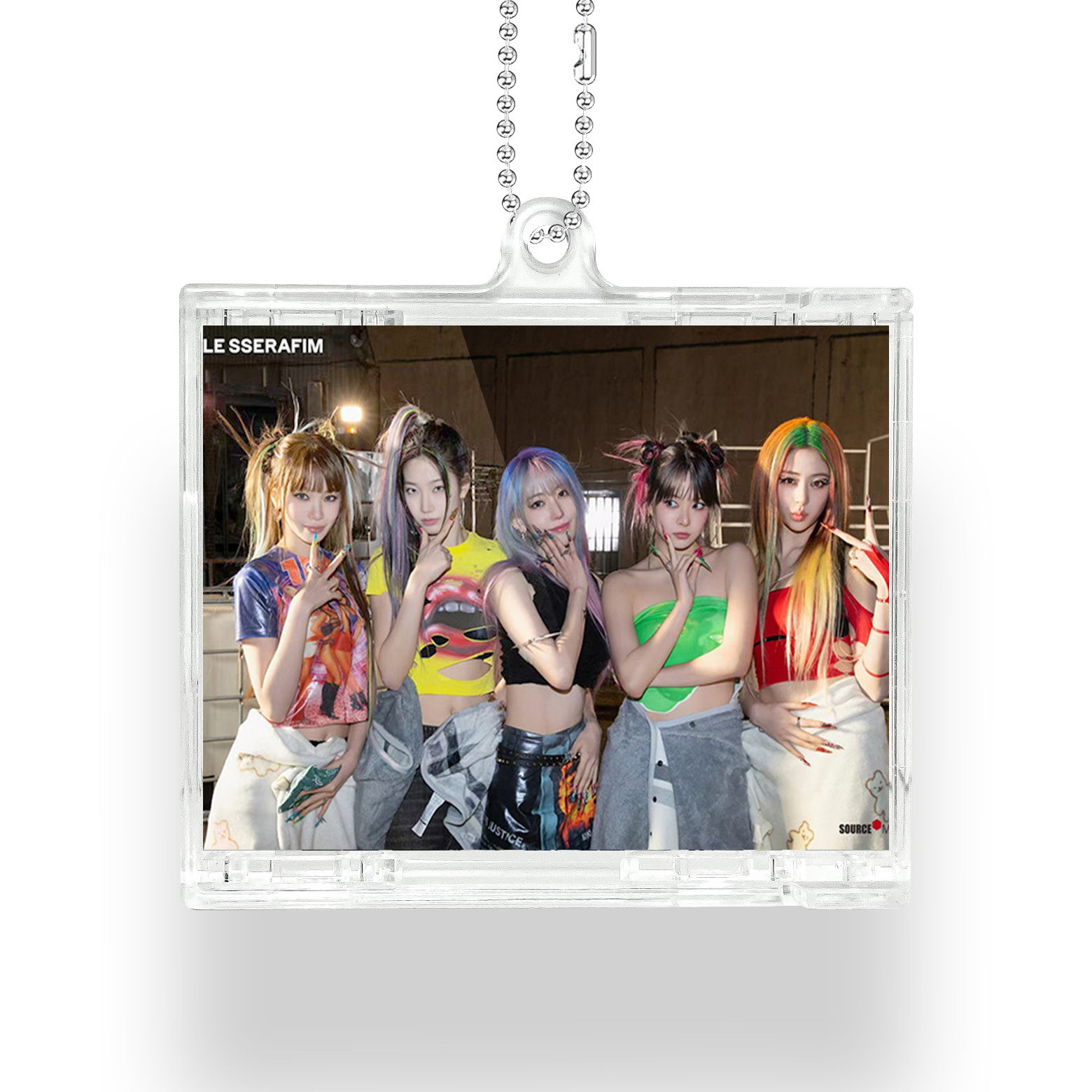 NFCミニCDキーリング【LESSERAFIM/CRAZY】-YITOTO™推し活がもっと