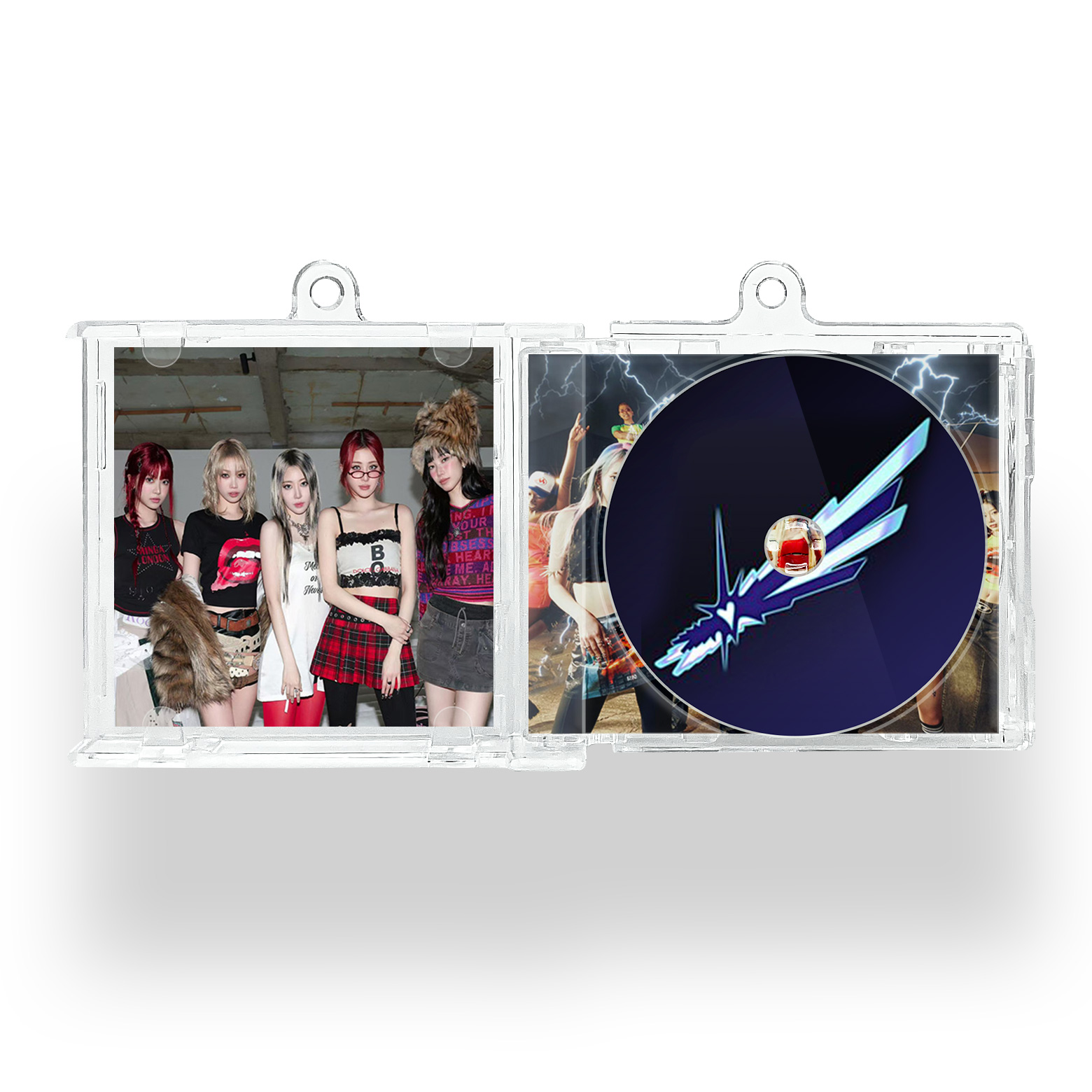 NFCミニCDキーリング【LESSERAFIM/CRAZY】