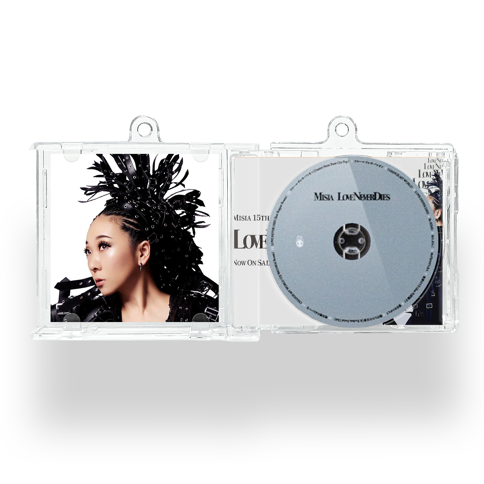 NFCミニCDキーリング【MISIA/LOVE NEVER DIES】-YITOTO™推し活がもっと楽しくなる