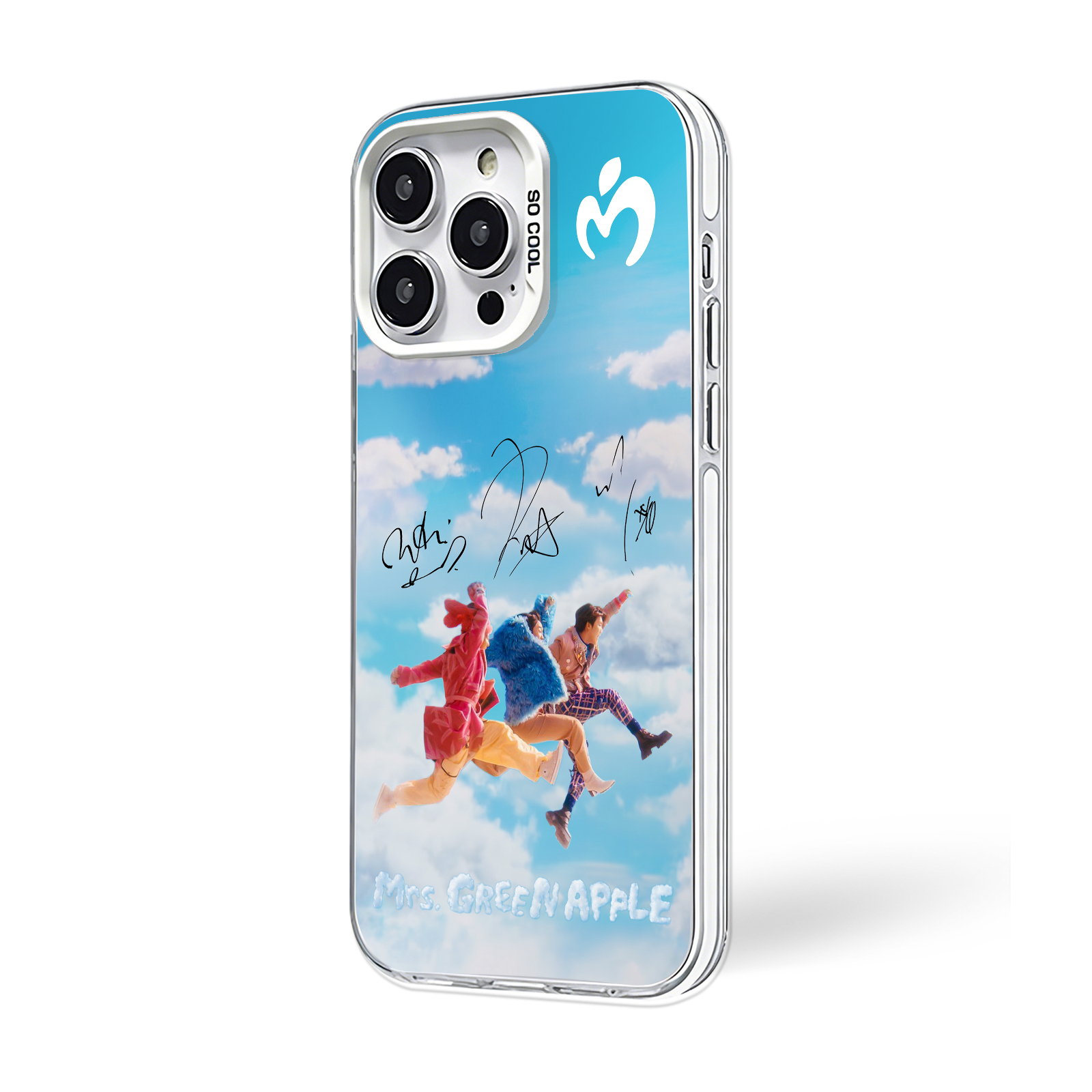 ミラースマホケース-銀【Mrs. GREEN APPLE/風と町】