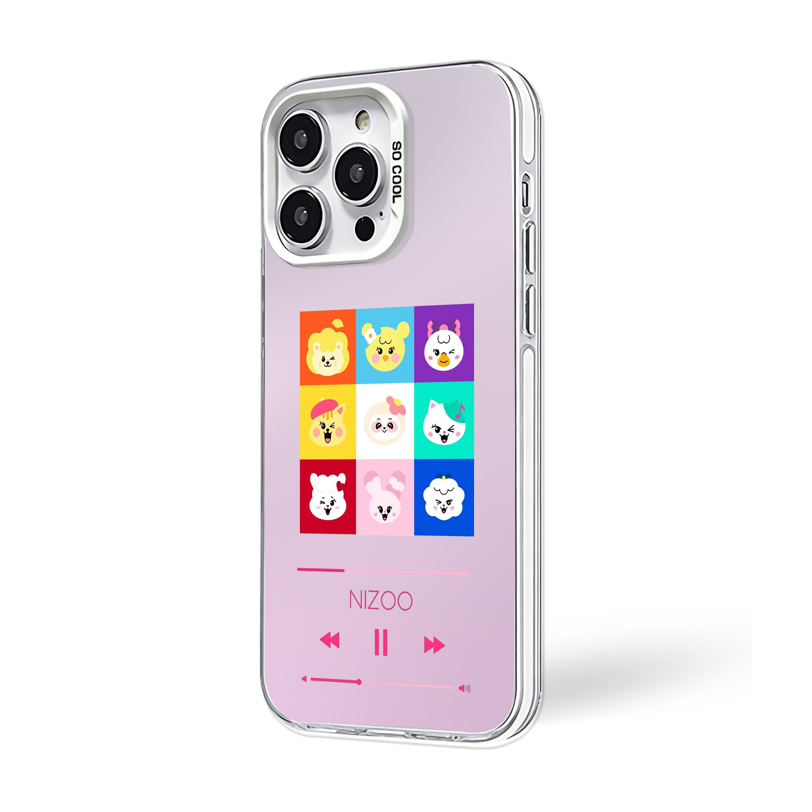 ミラースマホケース-銀【NiziU/Dear】