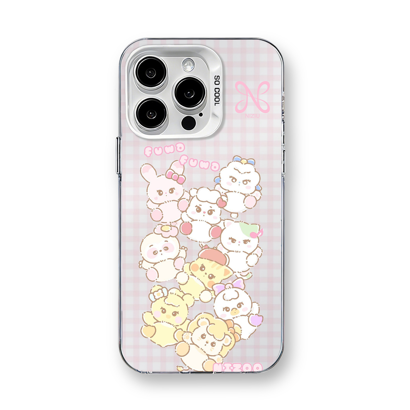 ミラースマホケース-銀【NiziU/Portfolio】