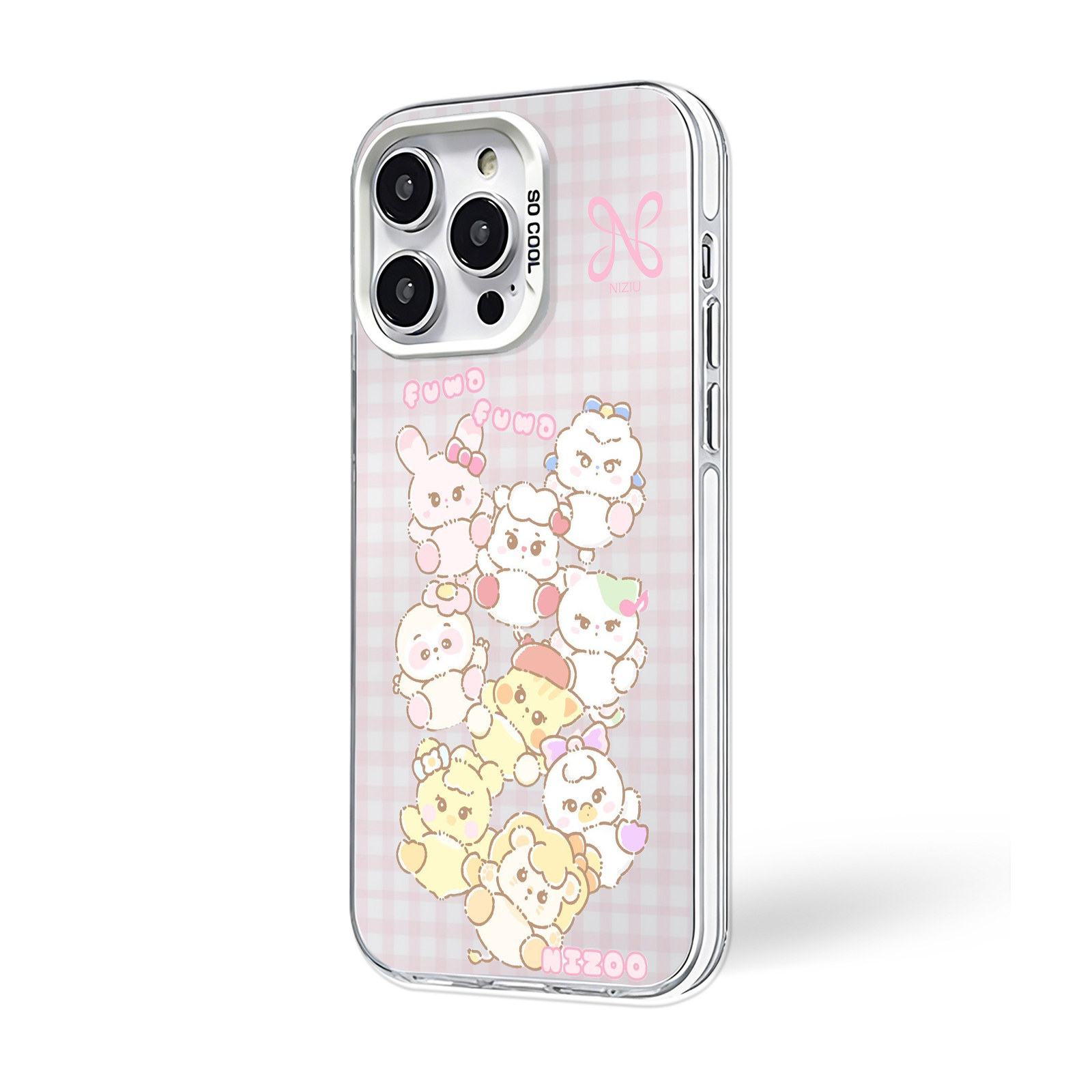 ミラースマホケース-銀【NiziU/Portfolio】