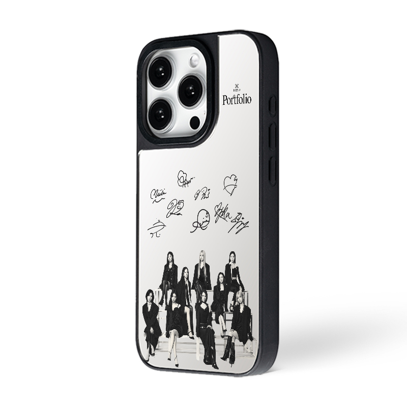 マットバンパー×ミラー スマホケース【NiziU/Portfolio】 