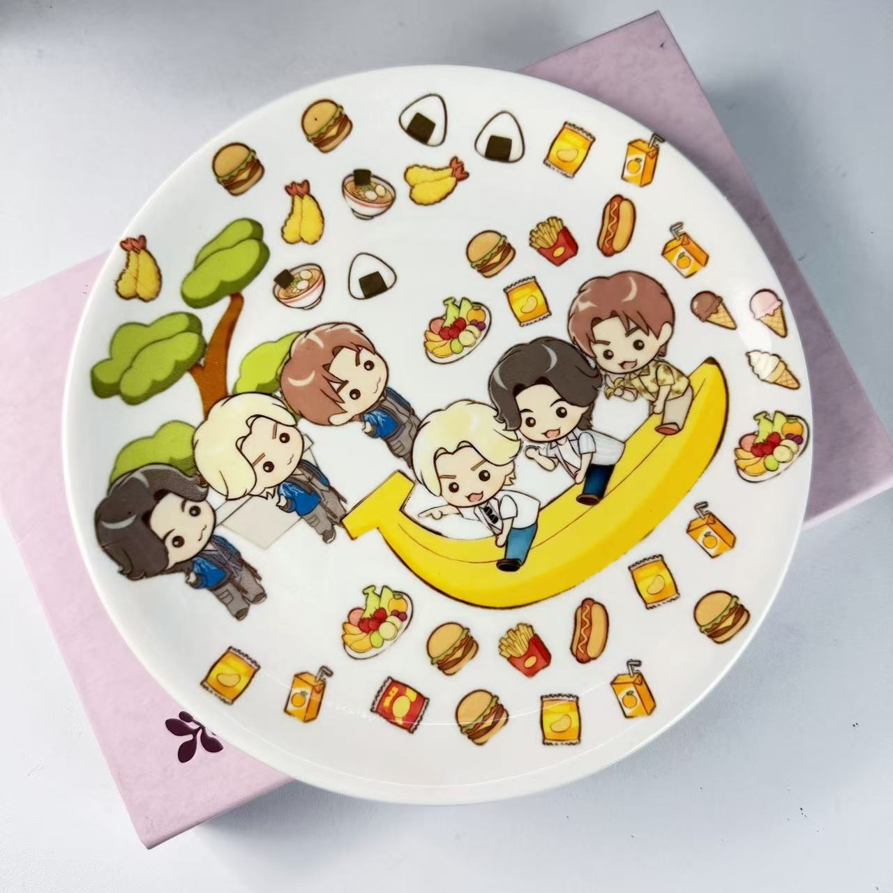 ミニ多用途陶器プレート【Number_i】-B