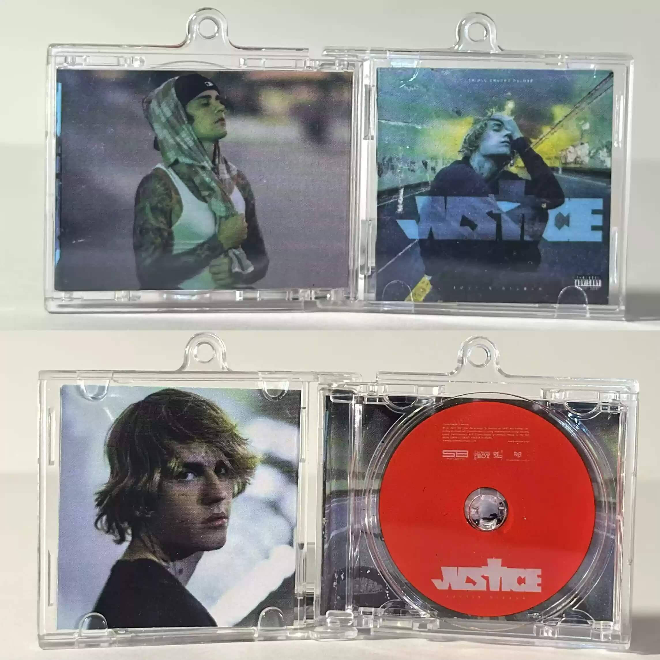 NFC Mini CD小吊飾【Justin Bieber 賈斯汀·比伯】所有專輯