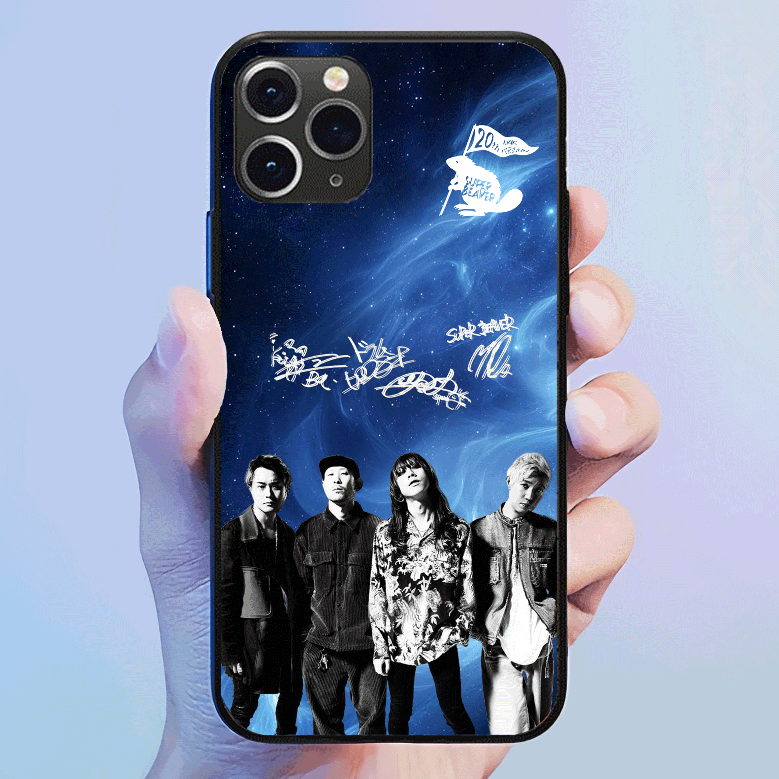 発光するスマートフォンケース 【Super Beaver】-YITOTO™推し活がもっと楽しくなる