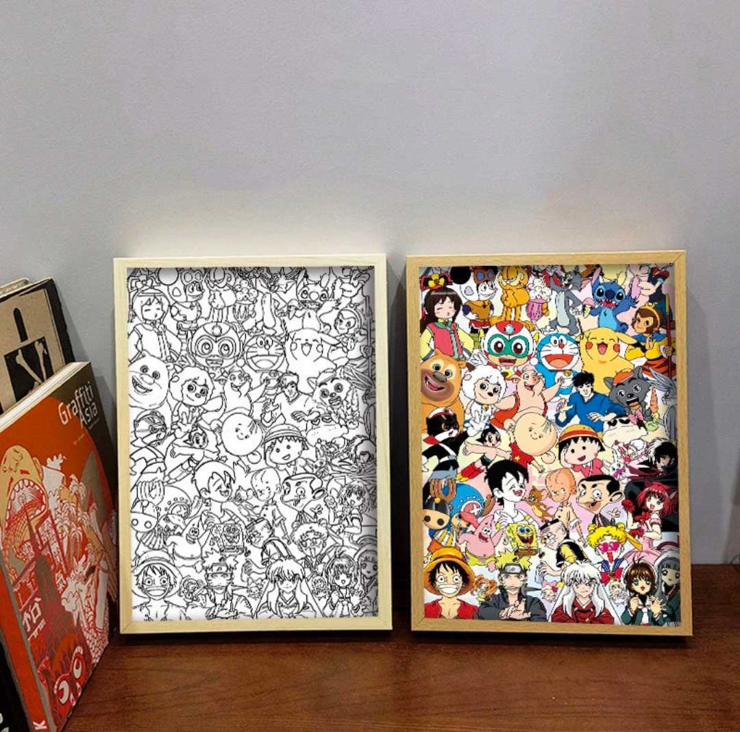 夕暮れの光と影の絵【子供時代の思い出 】