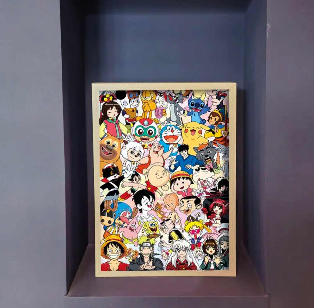 夕暮れの光と影の絵【子供時代の思い出 】