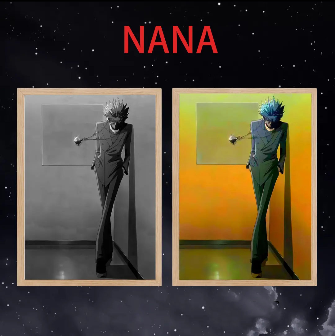 夕暮れの光と影の絵【NANA】4種類