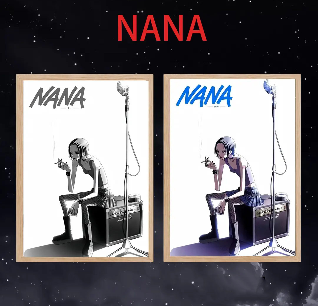 夕暮れの光と影の絵【NANA】4種類