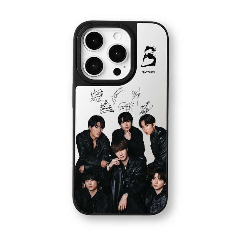 マットバンパー×ミラー スマホケース【SixTONES】 -B