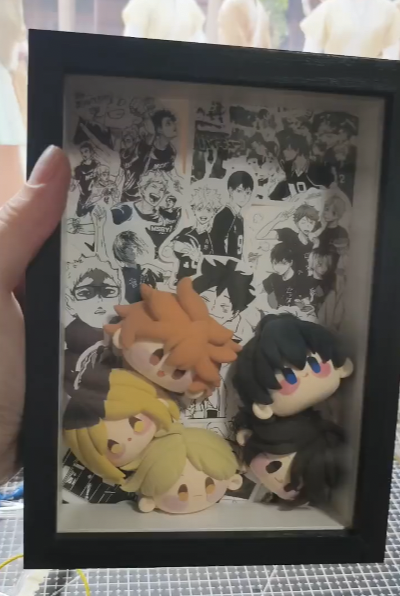 ぬいぐるみのフォトフレーム 【ハイキュー！】