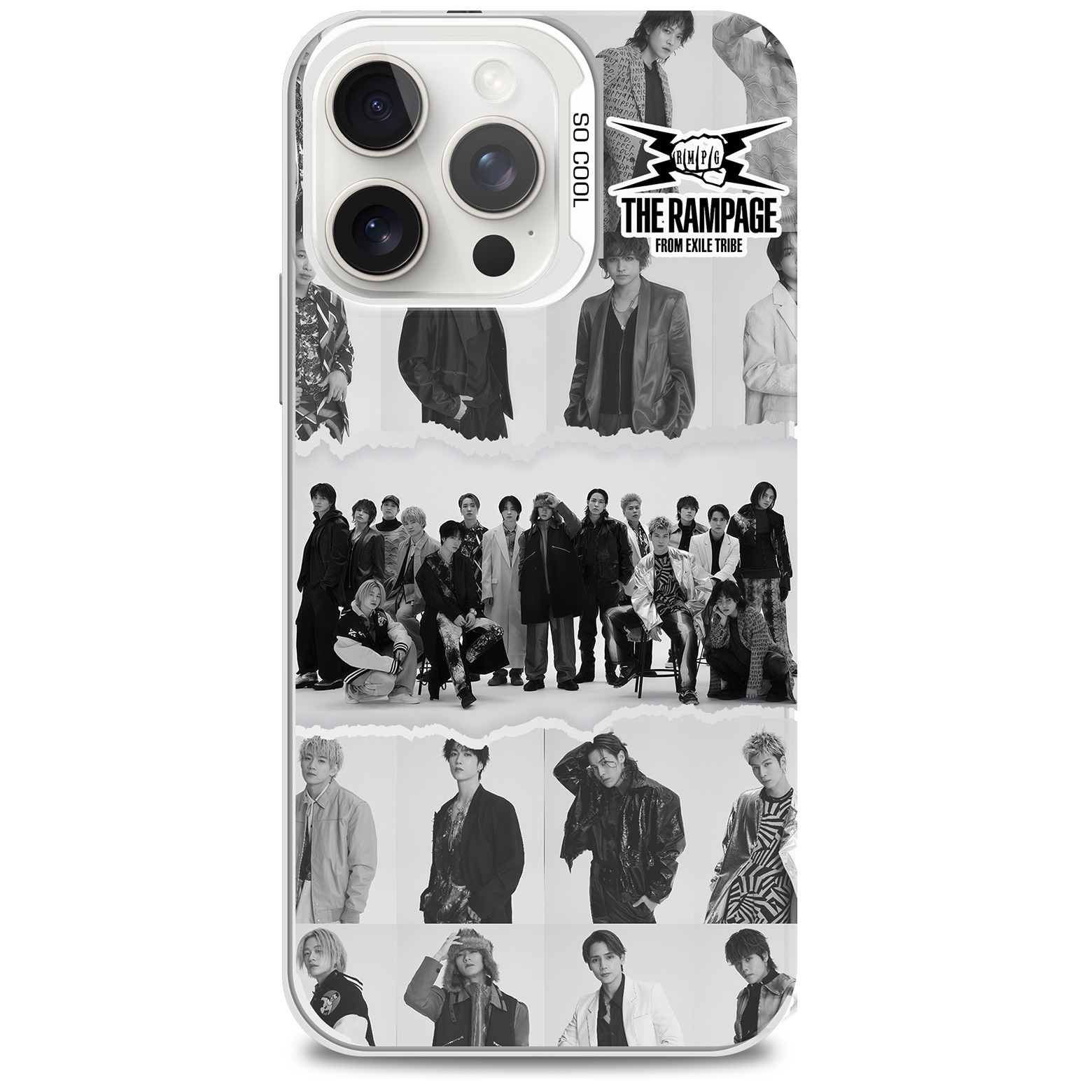 レーザーグラデーションスマートフォンケース-銀【THE RAMPAGE from EXILE TRIBE/(R)ENEW】
