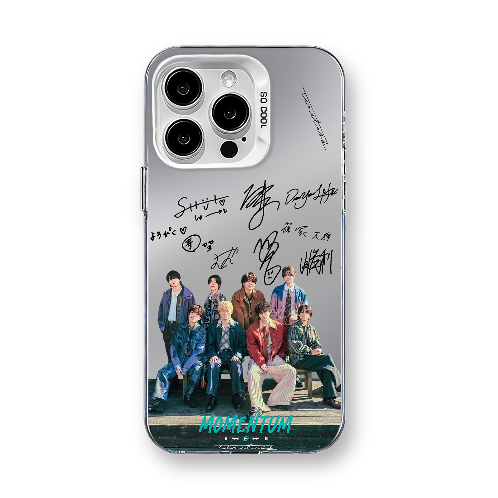 ミラースマホケース-銀【timelesz/GOOD TOGETHER】-B