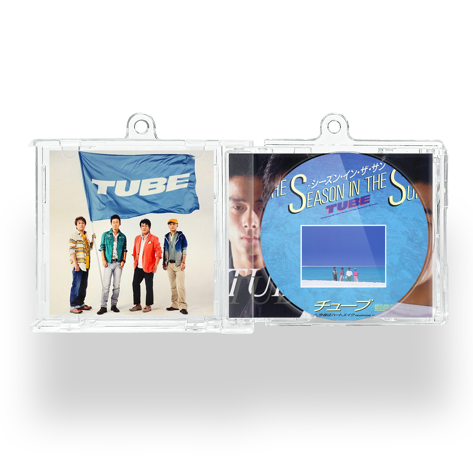 NFCミニCDキーリング【TUBE/ガラスのメモリーズ】-YITOTO™推し活がもっと楽しくなる