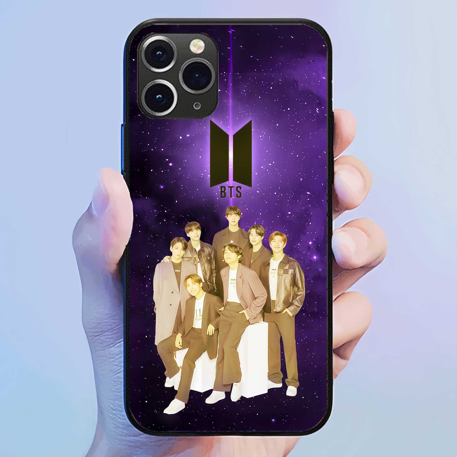 発光するスマートフォンケース 【BTS】8種類