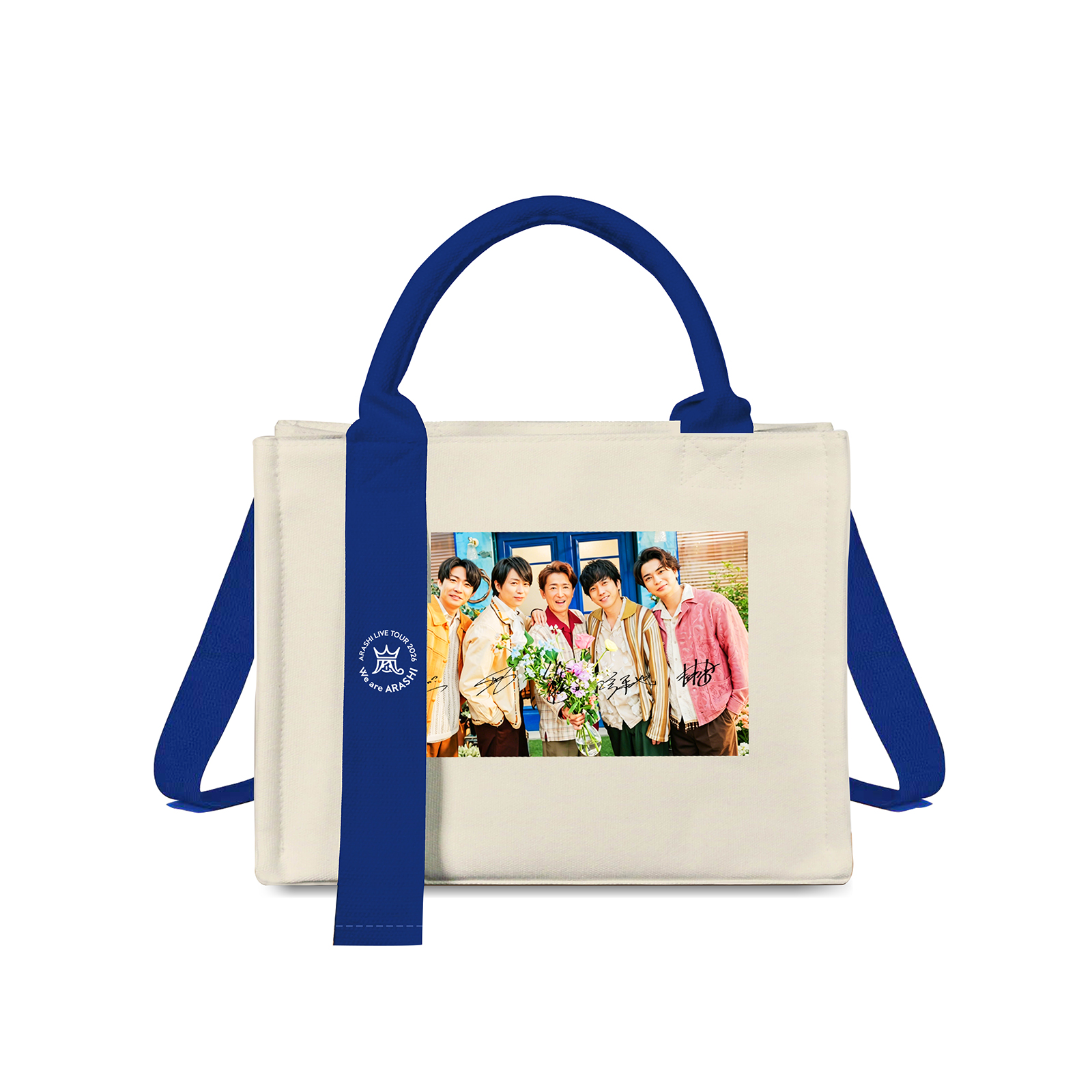トートバッグキャンバスバッグ【嵐ARASHI/FIVE】5種類-B