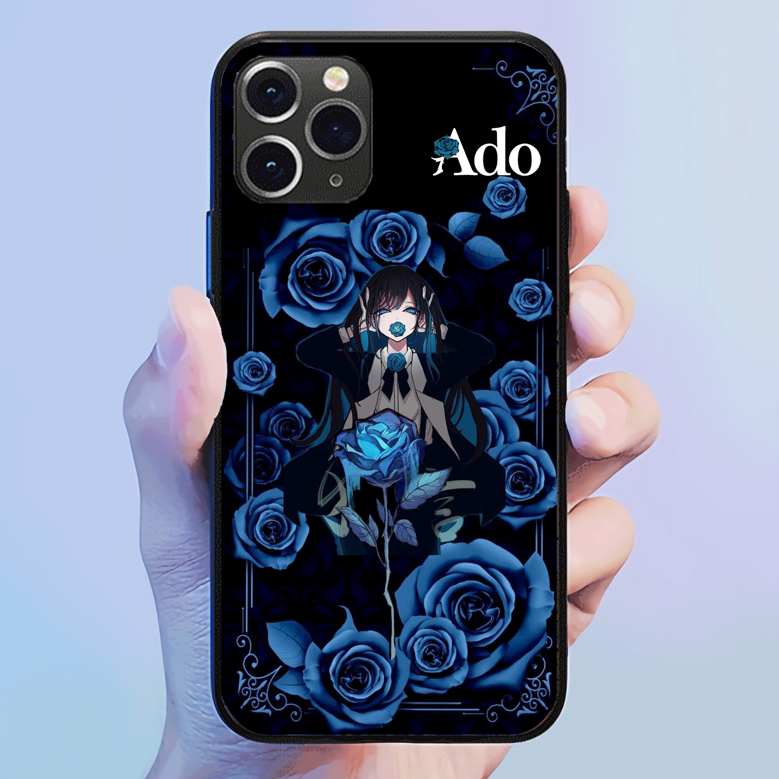 発光するスマートフォンケース 【Ado】