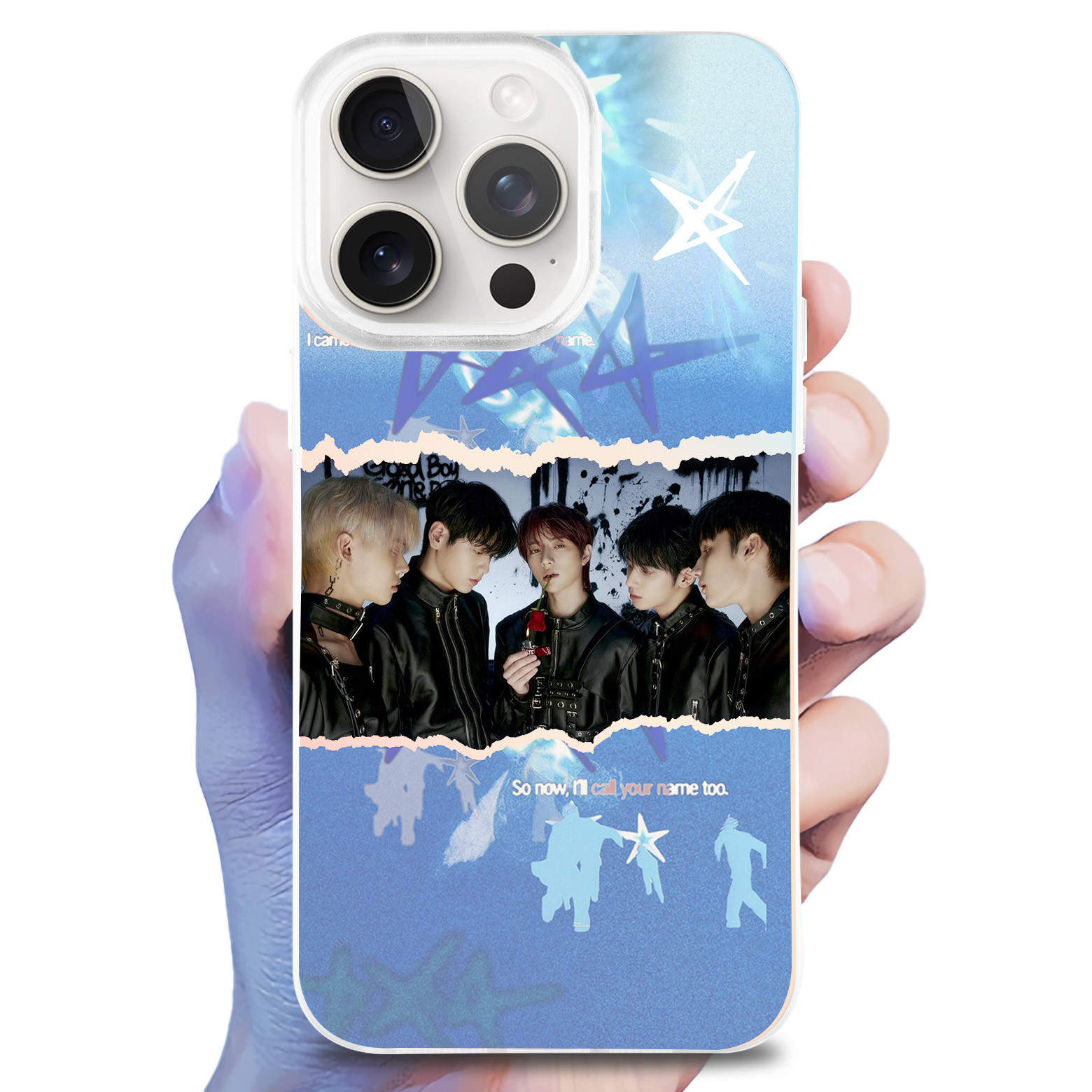 レーザーグラデーションスマートフォンケース-【TXT/The Star Chapter: TOGETHER】-YITOTO™推し活がもっと楽しくなる