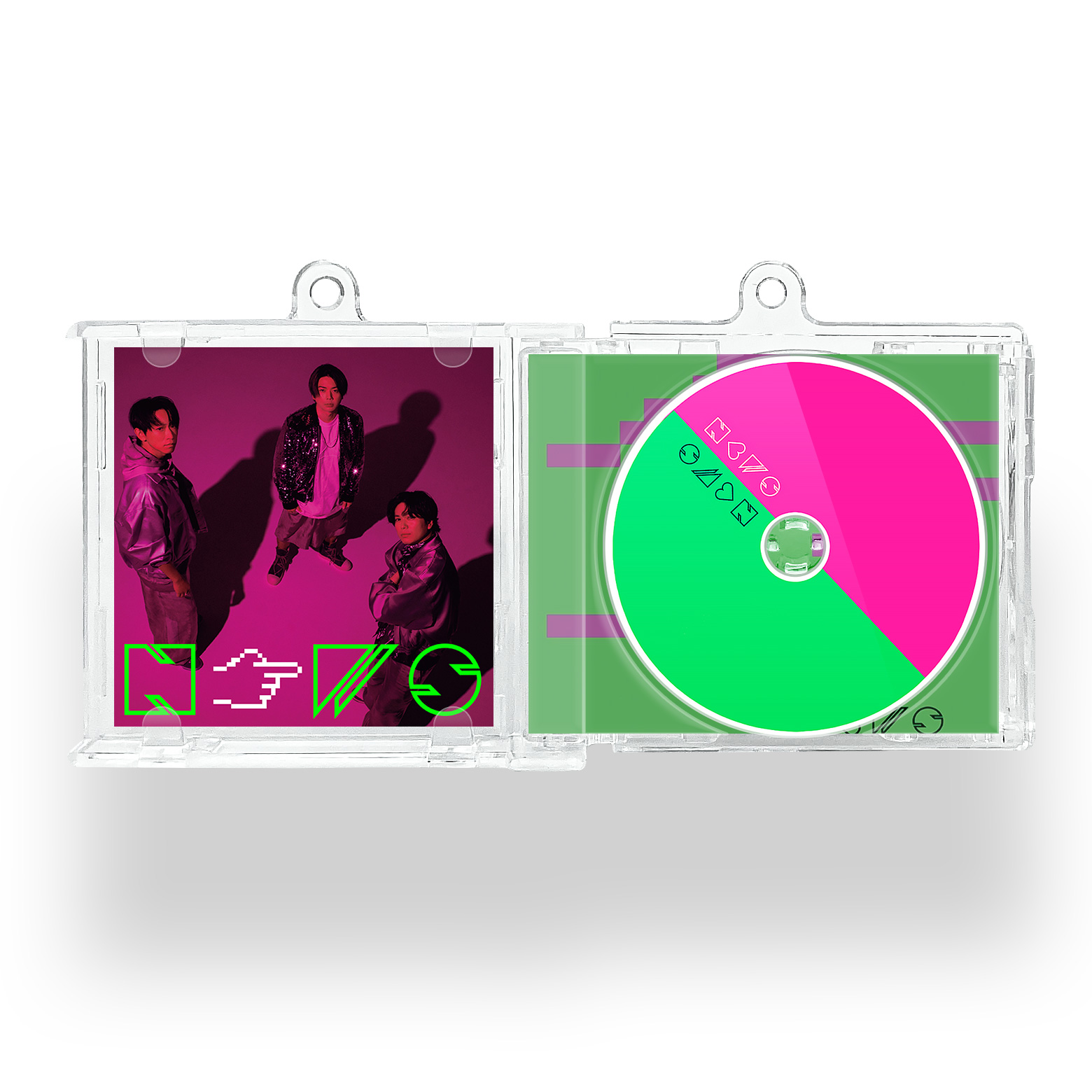 NFCミニCDキーリング【NEWS/あっちむいてほい】