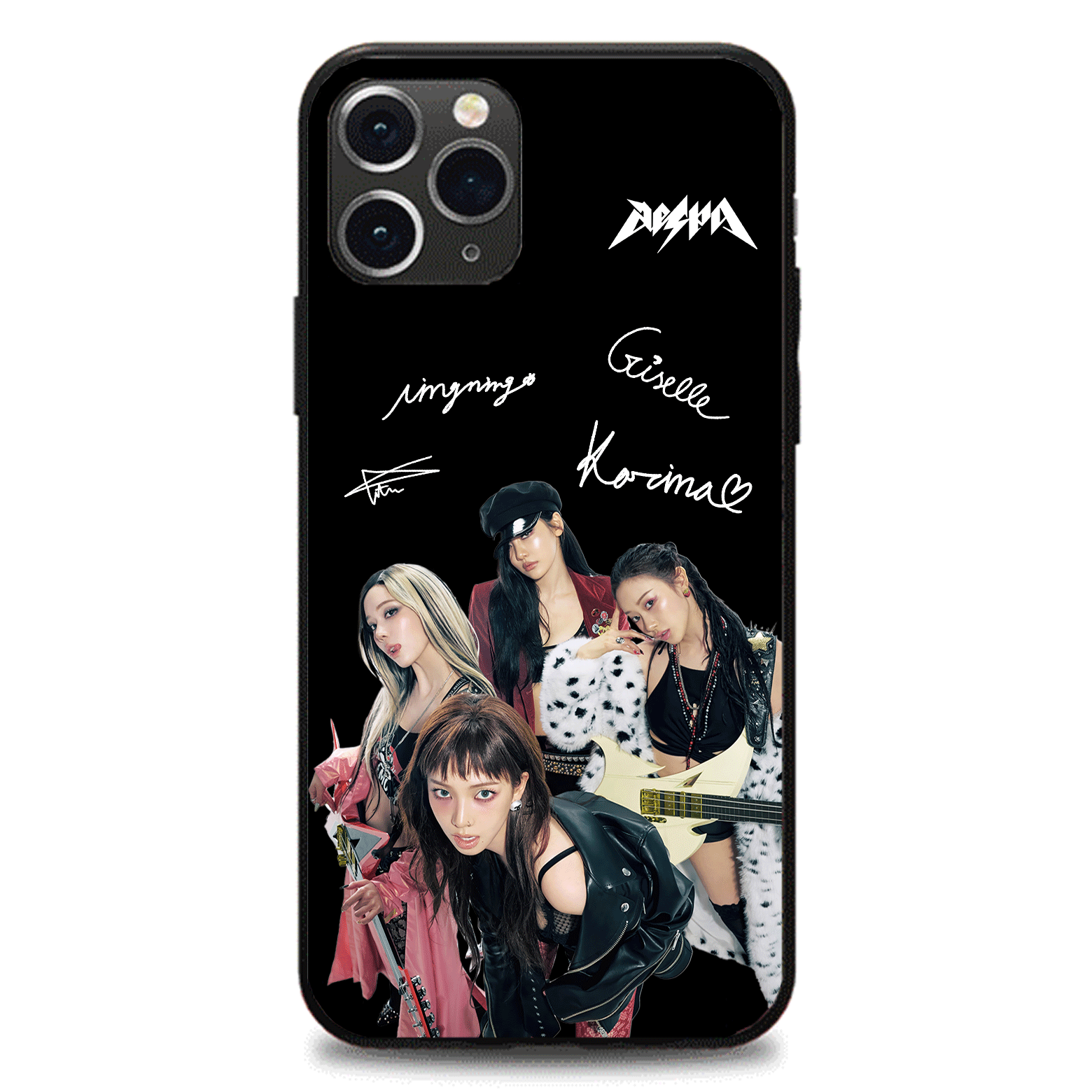 発光するスマートフォンケース 【aespa/Rich Man】