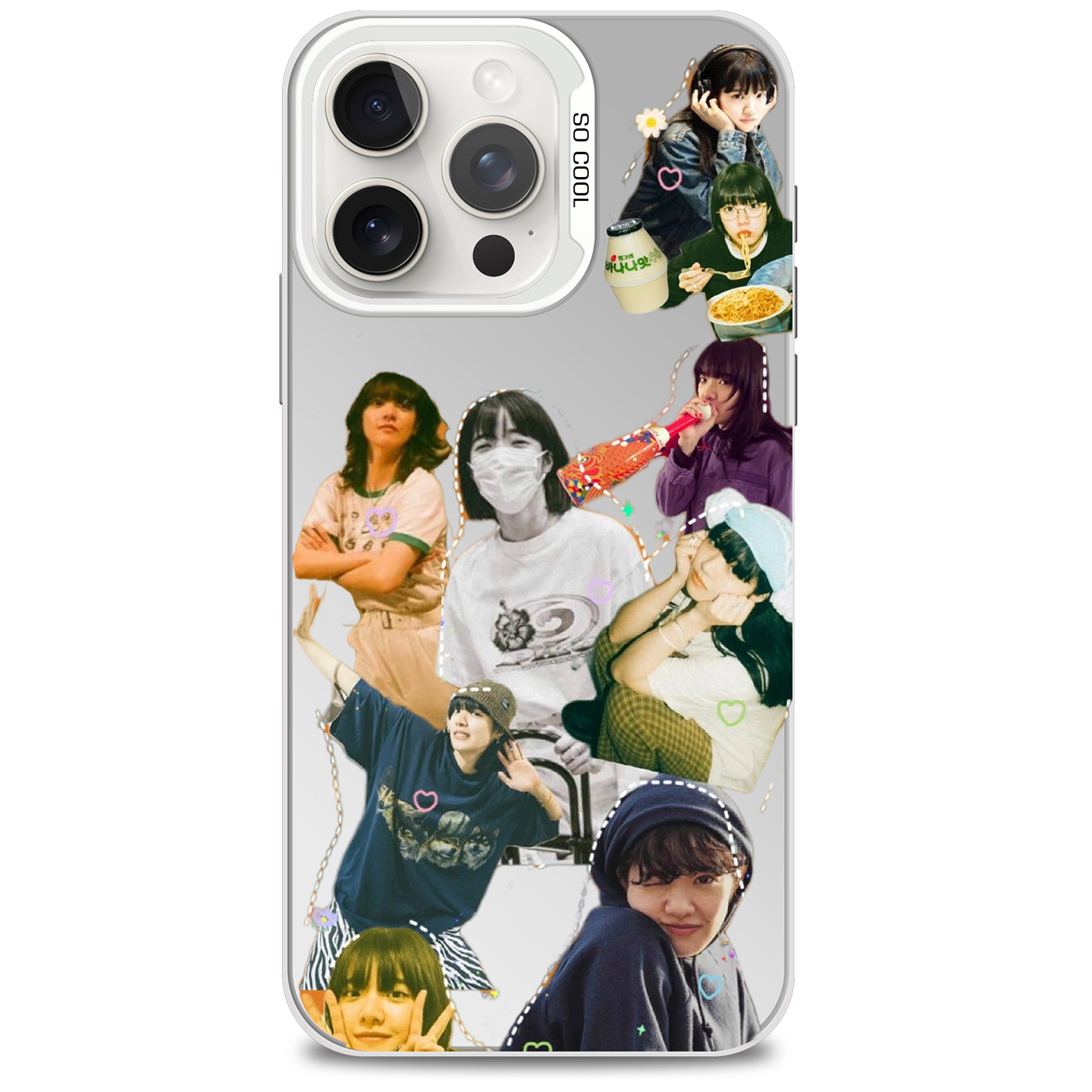 レーザーグラデーションスマートフォンケース-銀【あいみょん/Aimyon】-YITOTO™推し活がもっと楽しくなる