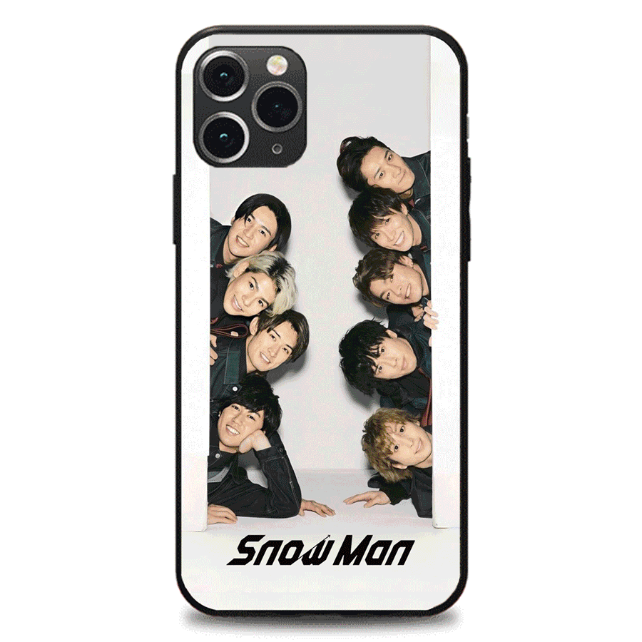 発光するスマートフォンケース 【SnowMan】8種類