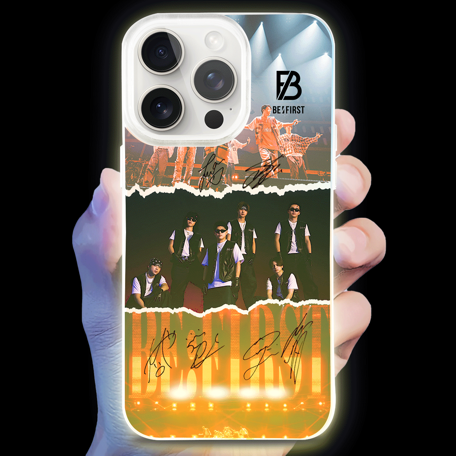 ボトム発光デザイン スマホケース【BE:FIRST/ALL DAY】