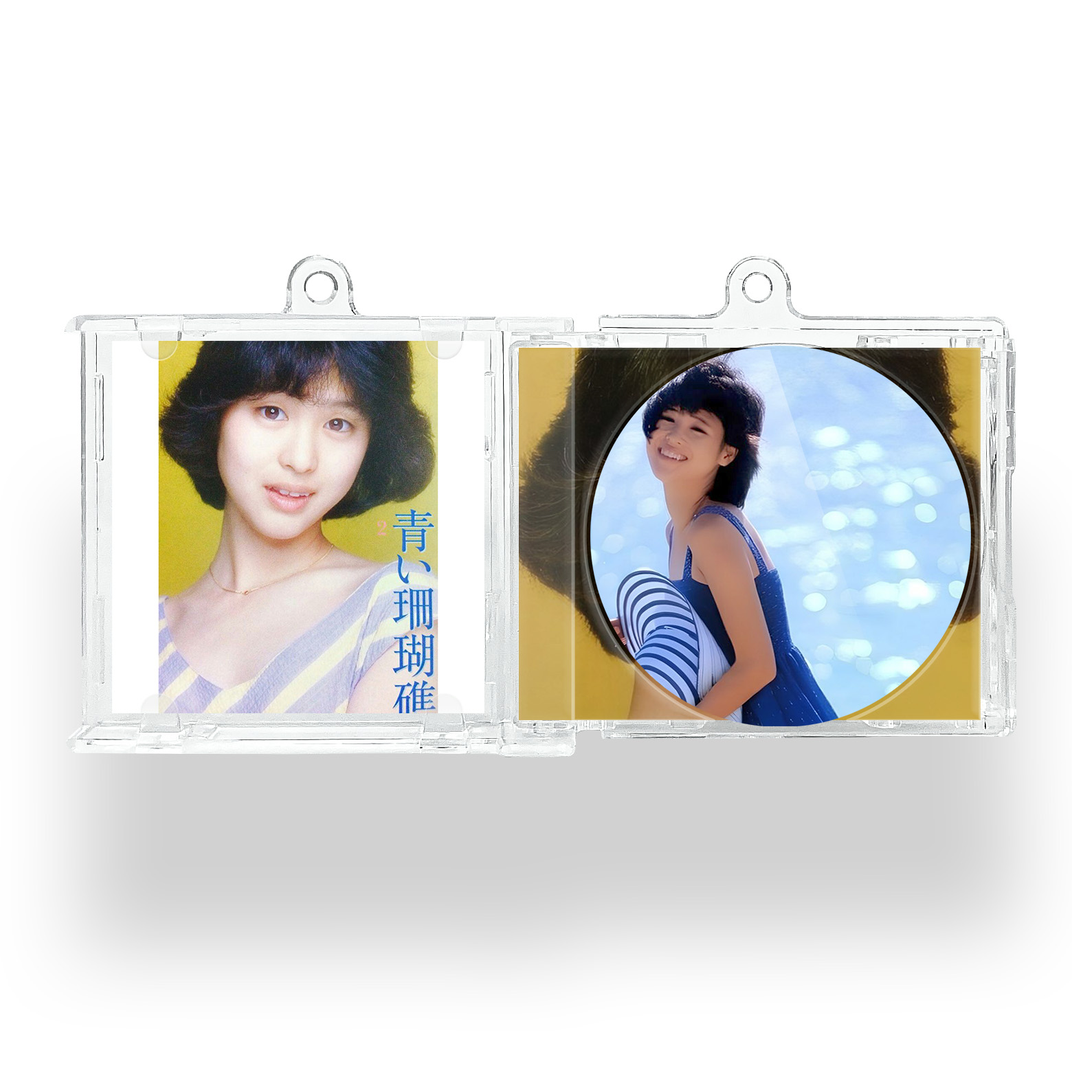 NFCミニCDキーリング【松田聖子/青い珊瑚礁】-YITOTO™推し活がもっと楽しくなる