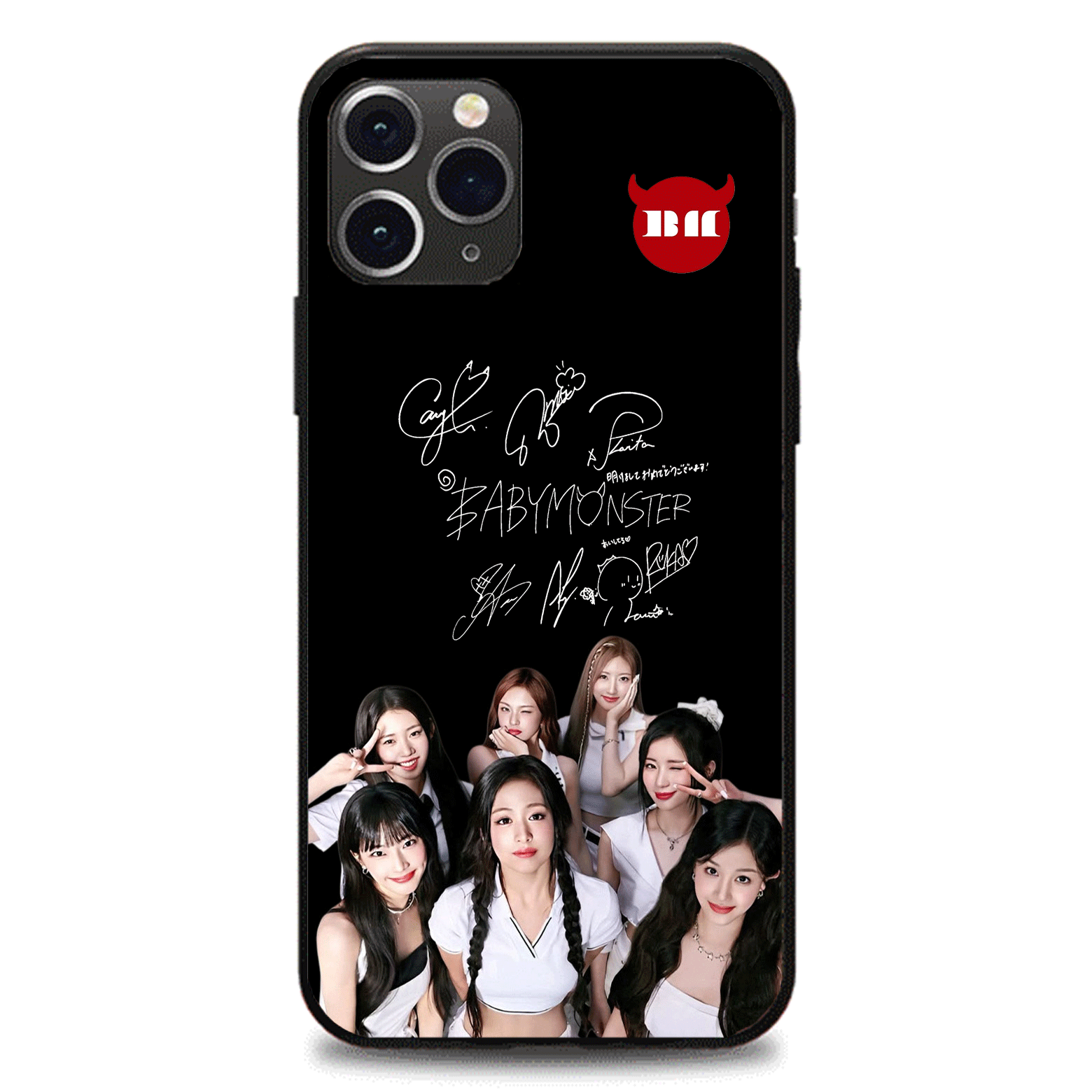 発光するスマートフォンケース 【BABYMONSTER】
