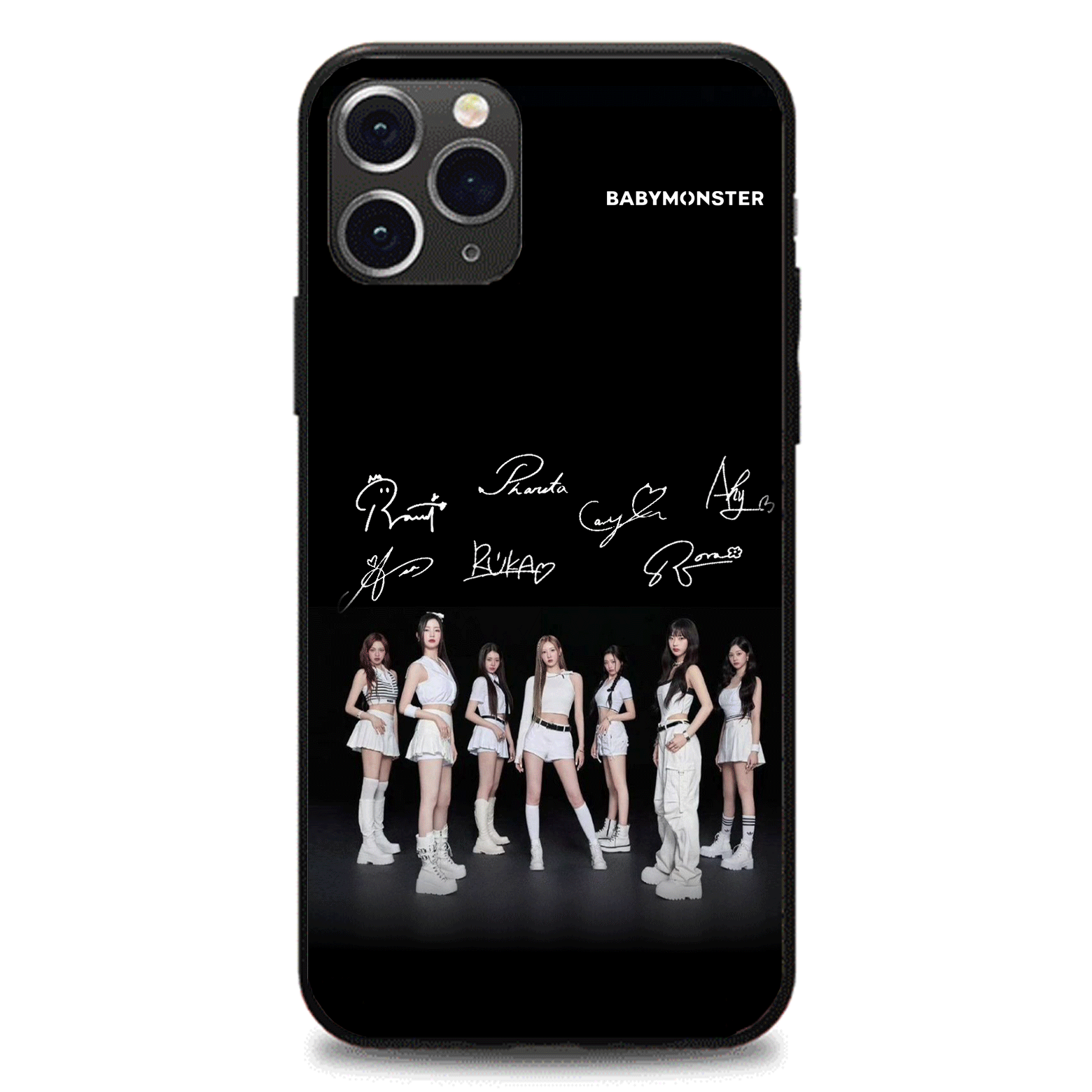 発光するスマートフォンケース 【BABYMONSTER】