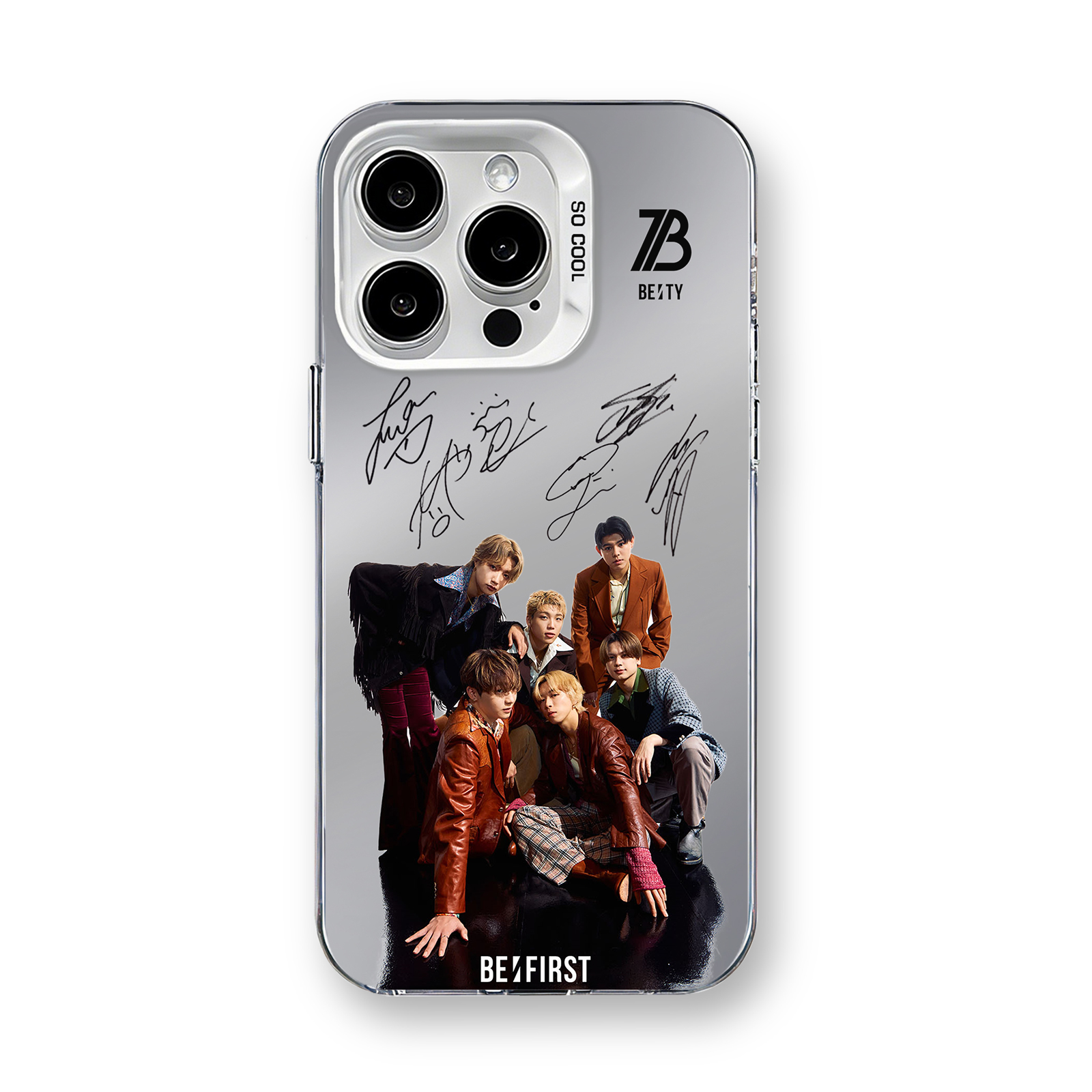 ミラースマホケース-銀【BE:FIRST/ALL DAY】