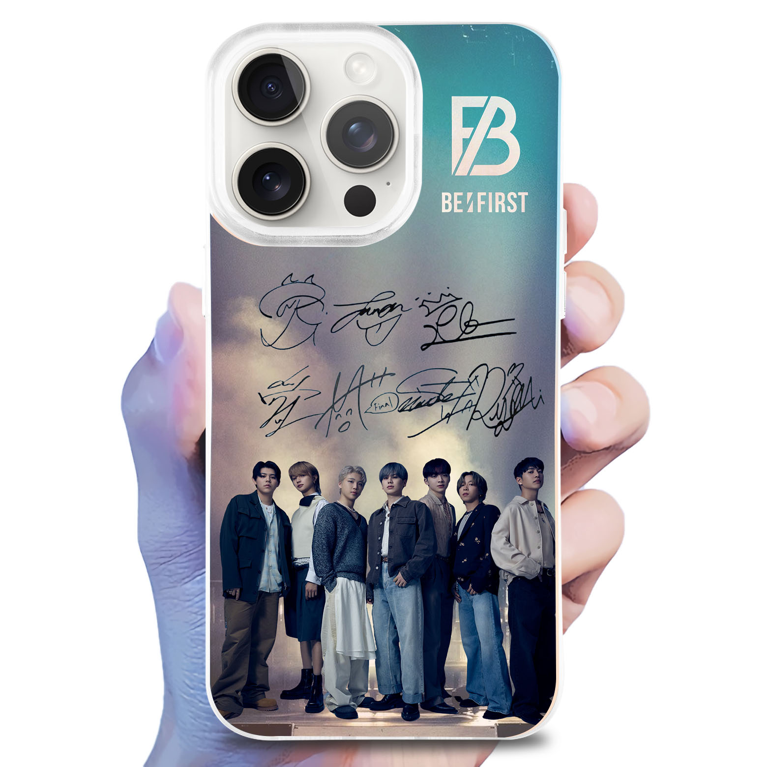 レーザーグラデーションスマートフォンケース【BE:FIRST/空】-YITOTO™推し活がもっと楽しくなる