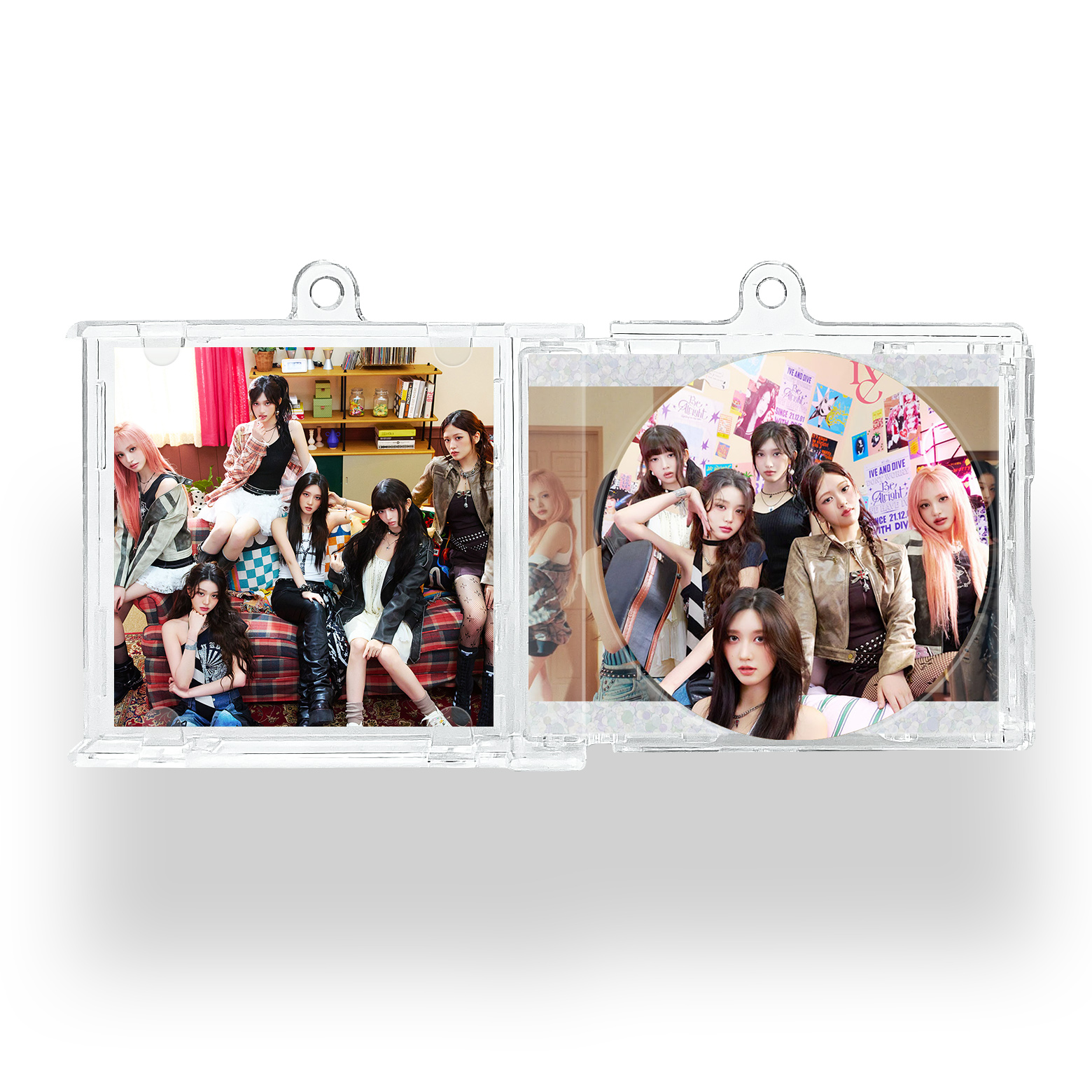 NFCミニCDキーリング【IVE/Be Alright】-YITOTO™推し活がもっと楽しくなる