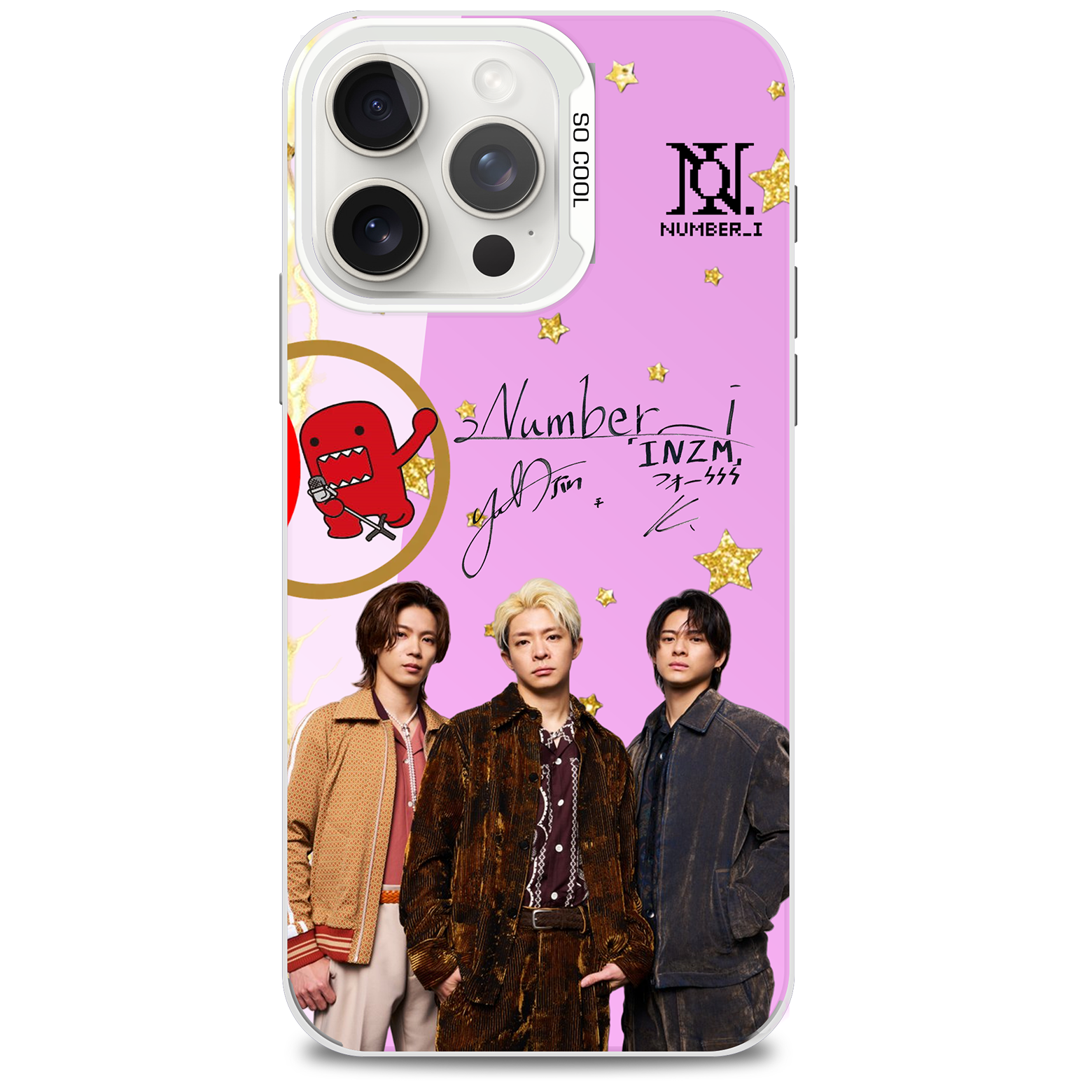 ミラースマホケース-銀【Number_i/紅白歌合戦】