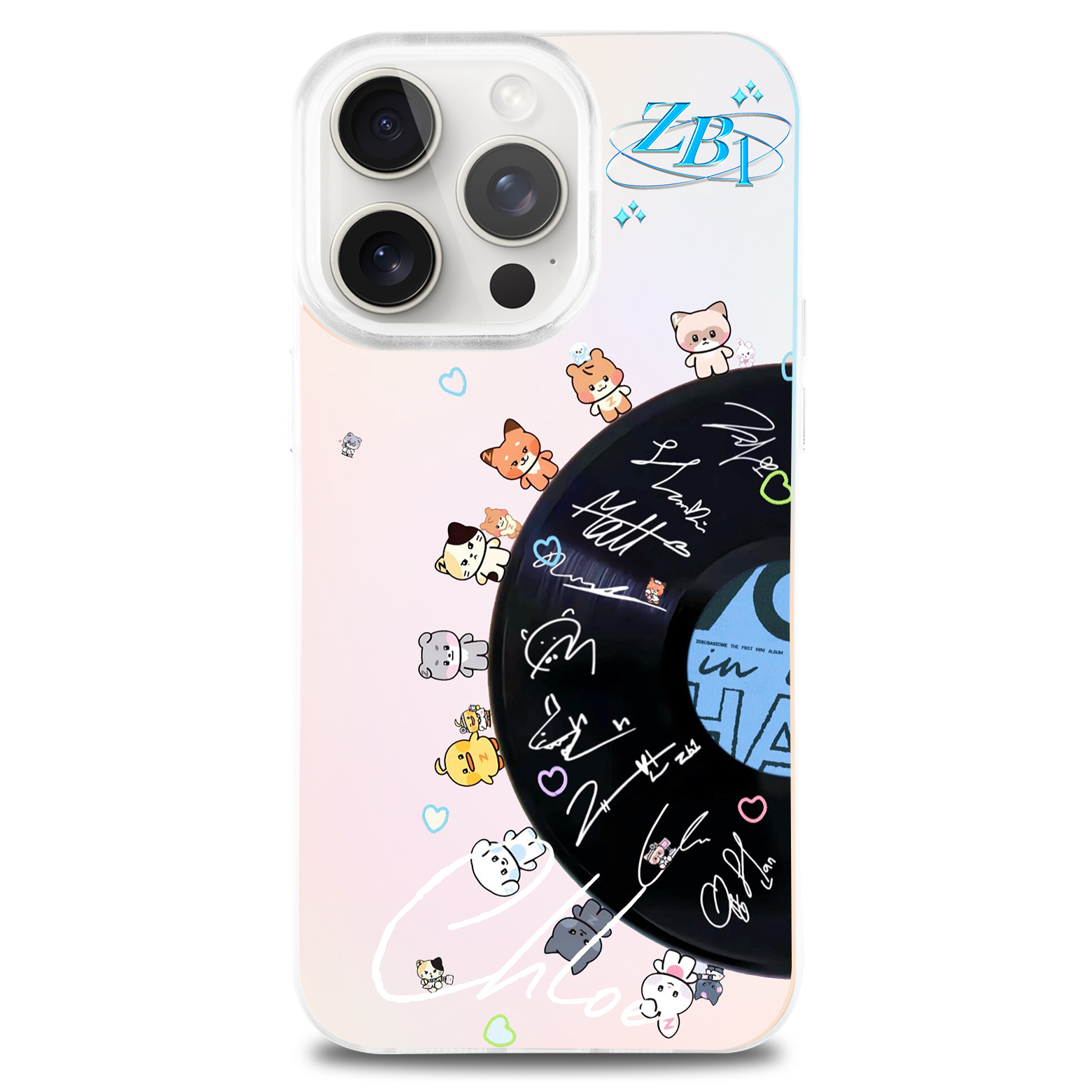 レーザーグラデーションスマートフォンケース【ZEROBASEONE/Never Say Never】