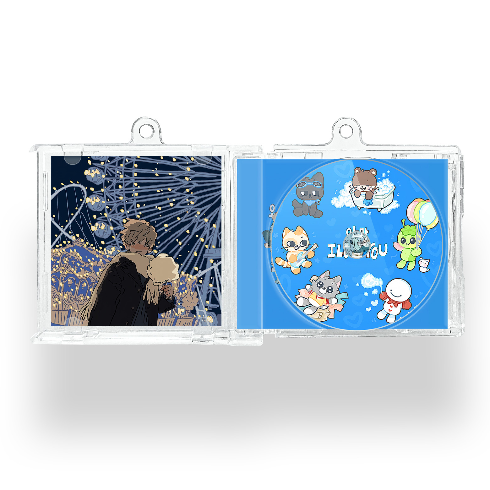 NFCミニCDキーリング【BOYNEXTDOOR/오늘만 I LOVE YOU (IF I SAY, I LOVE YOU)】