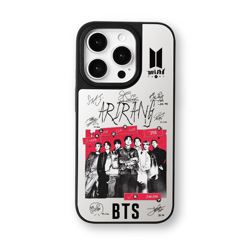 マットバンパー×ミラー スマホケース【BTS/ARIRANG】
