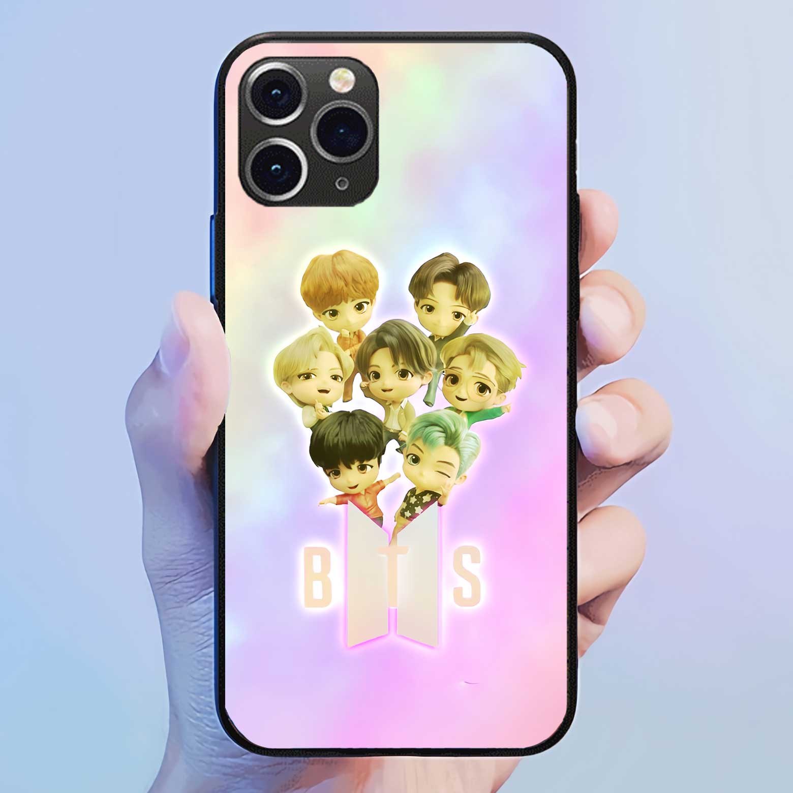 発光するスマートフォンケース 【BTS】8種類