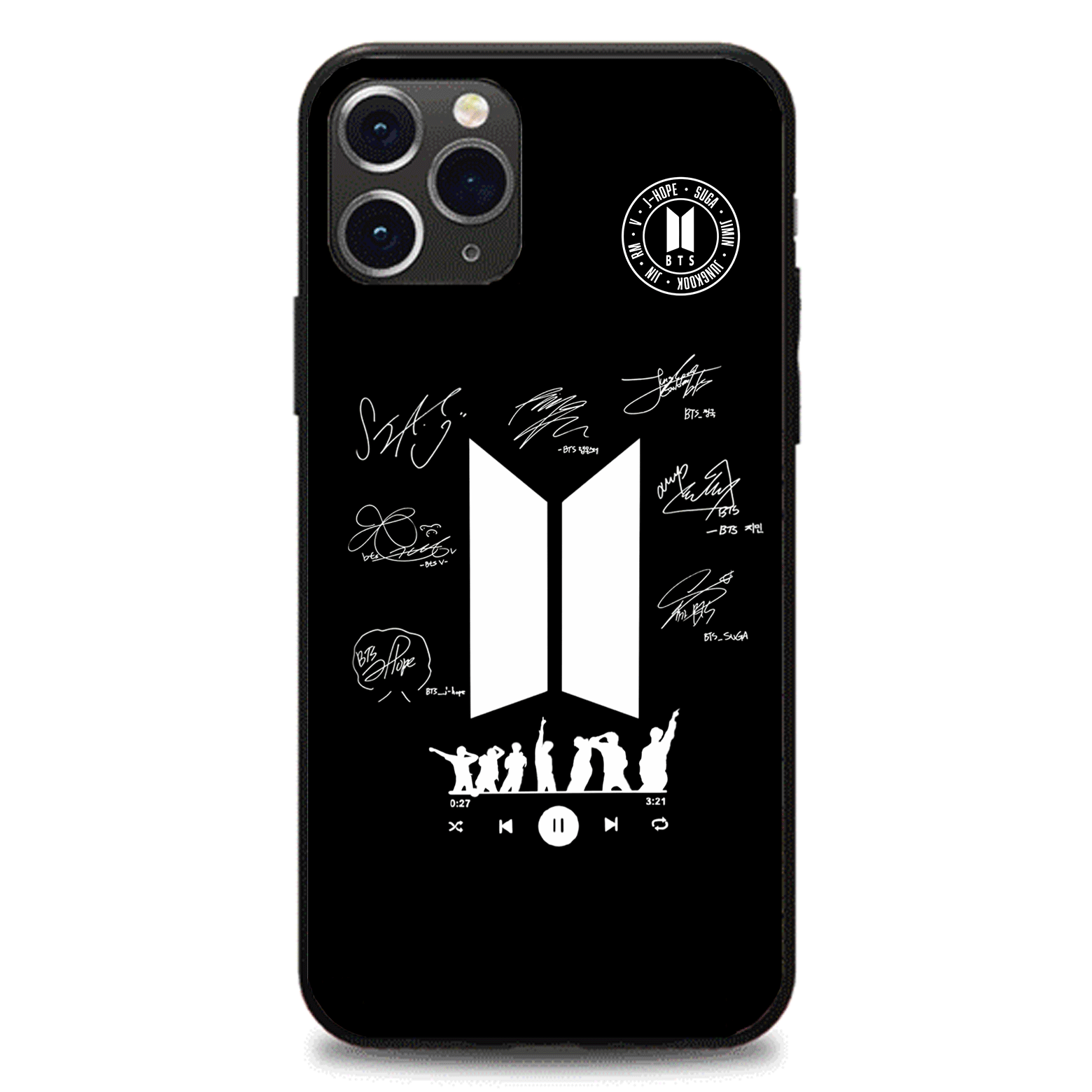 ボトム発光デザイン スマホケース【BTS/ARIRANG】