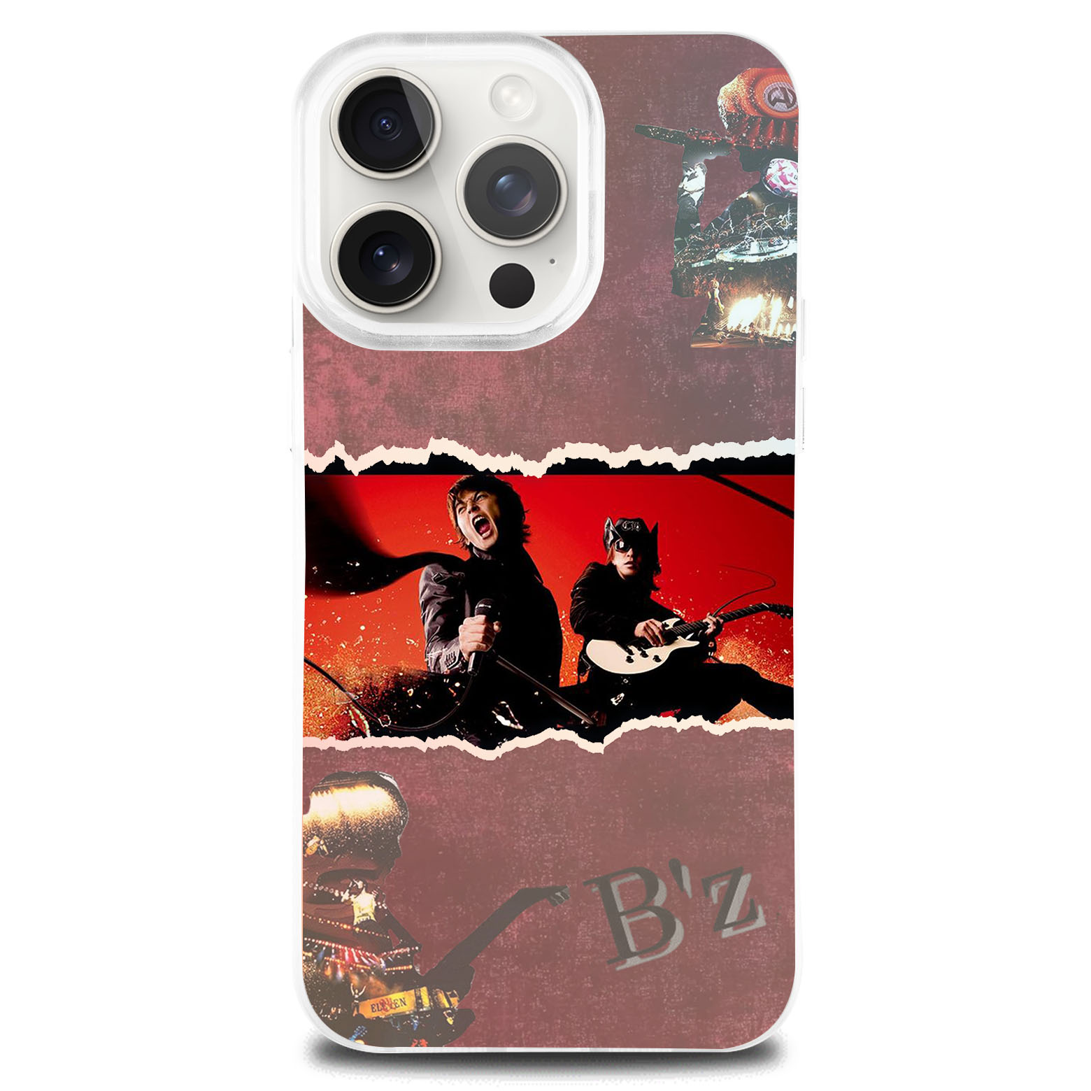 レーザーグラデーションスマートフォンケース【B'Z】