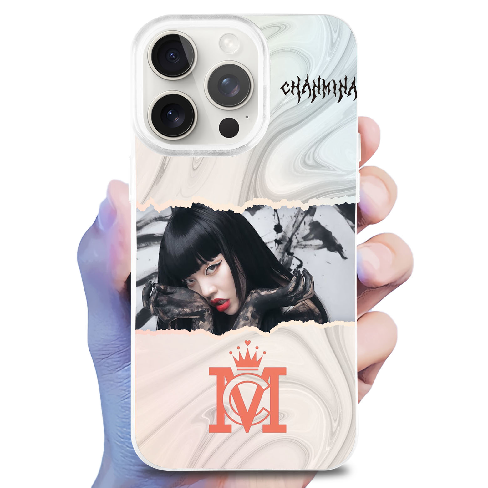 レーザーグラデーションスマートフォンケース【ちゃんみなCHANMINA】-B-YITOTO™推し活がもっと楽しくなる