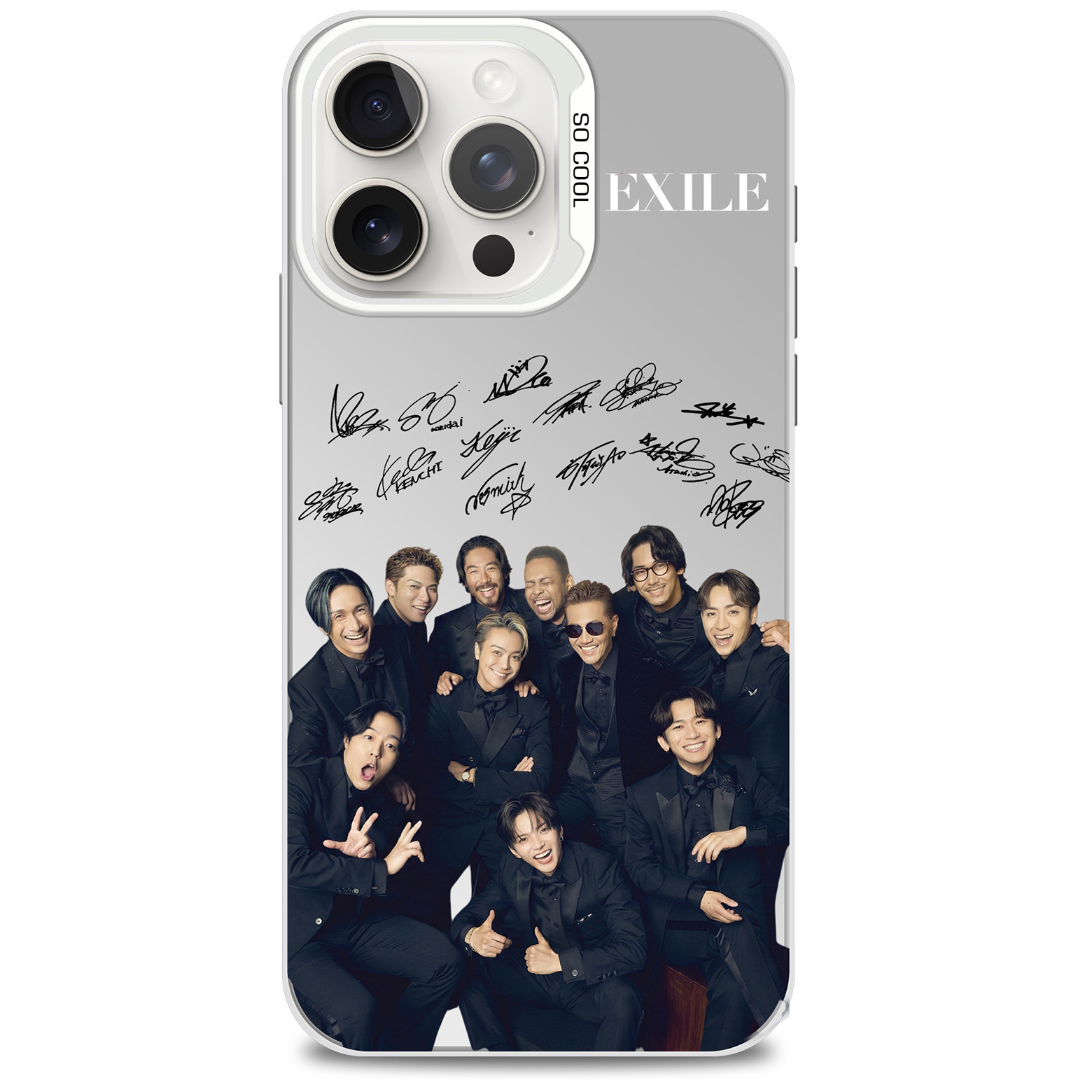 ミラースマホケース-銀【EXILE/GOETHE】