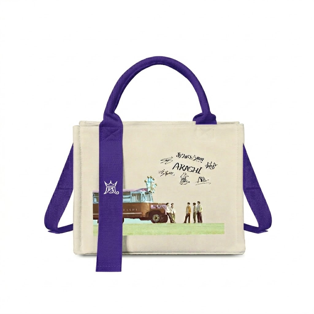 トートバッグキャンバスバッグ【嵐ARASHI/FIVE】
