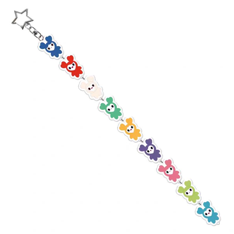 両面アクリルキーホルダー＆ブレスレット【TWICE/LOVELY】