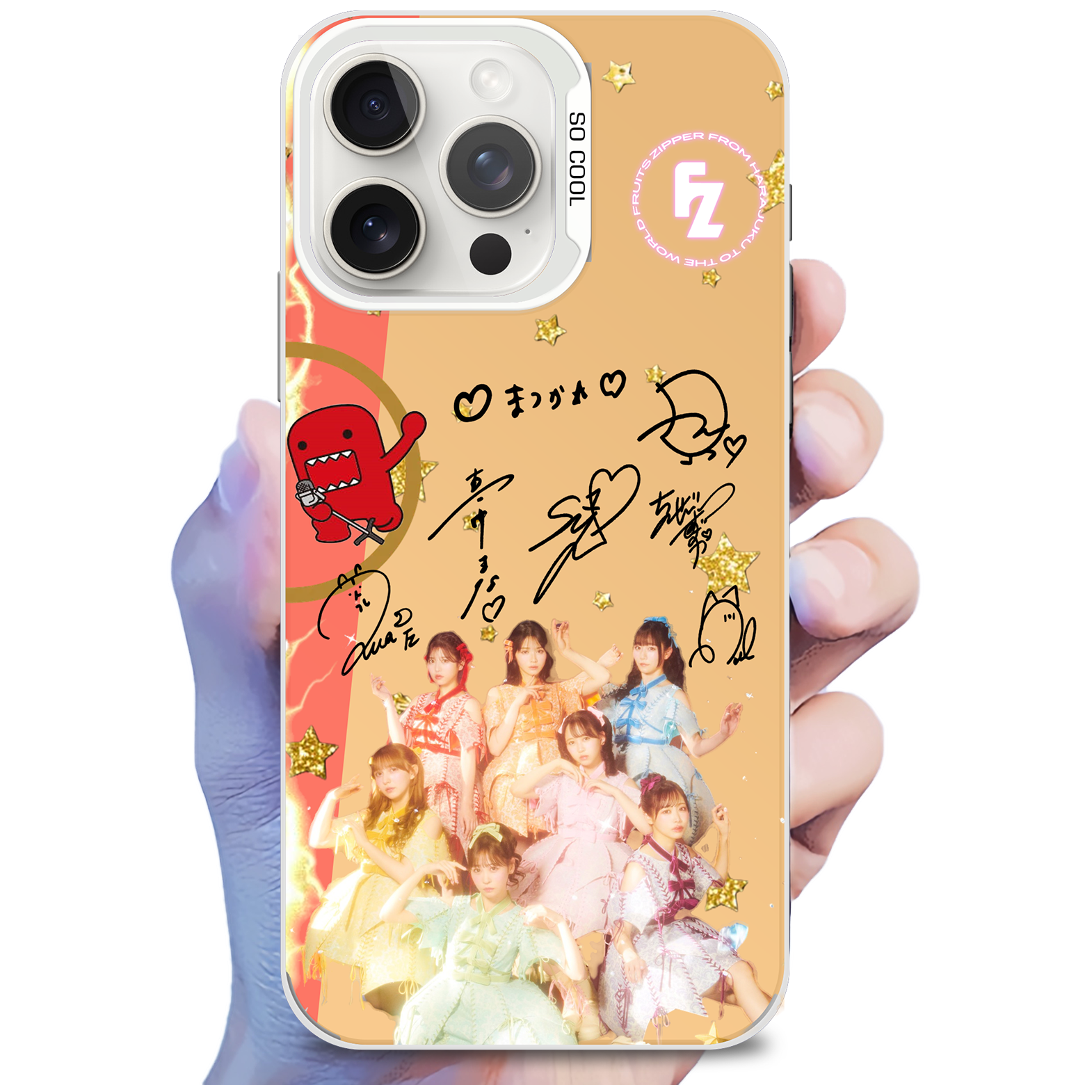 ミラースマホケース-銀【FRUITS ZIPPER/紅白歌合戦】